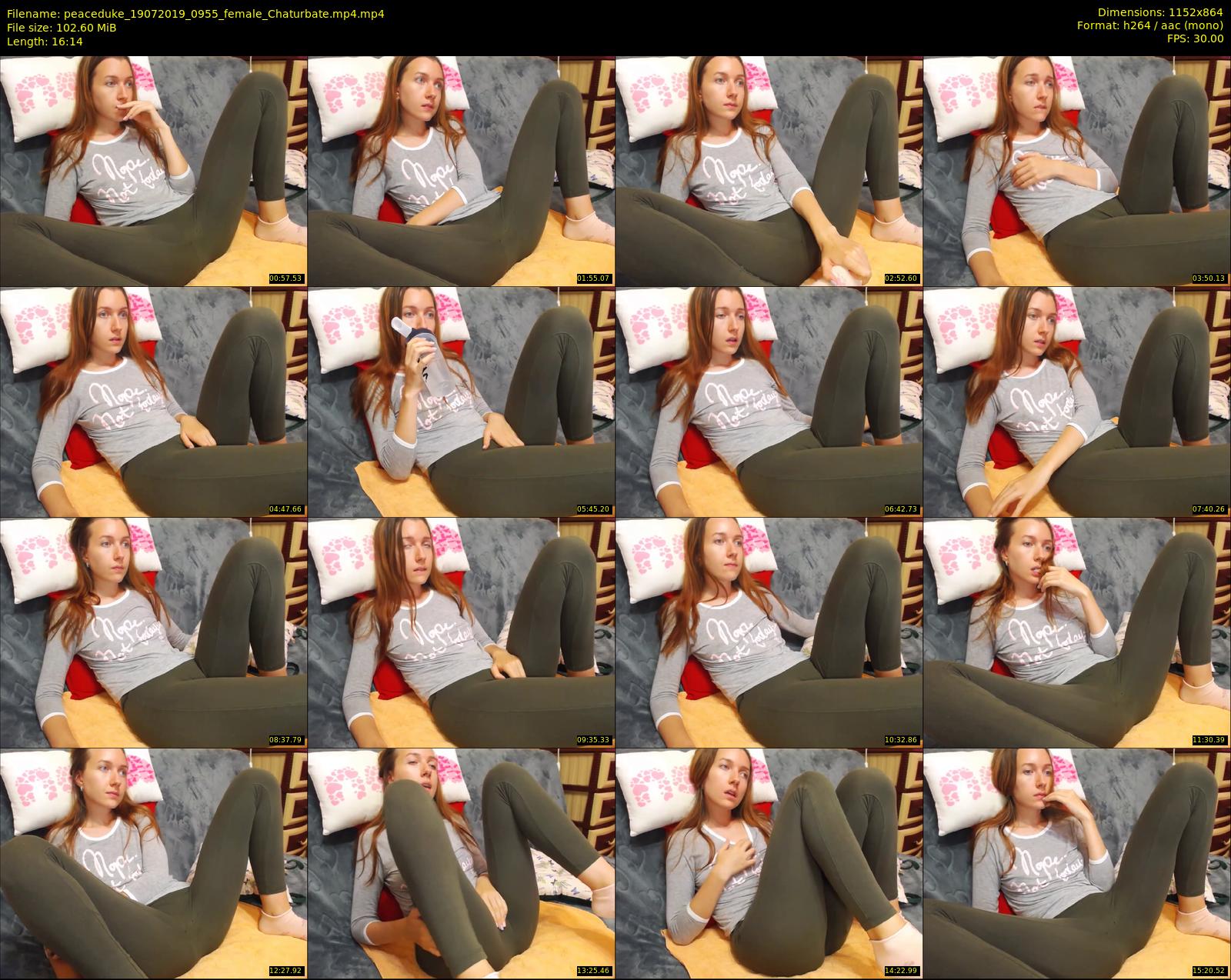 peaceduke — 17 minute Chaturbate female cam show recording, 720p, Jul 19, 2019