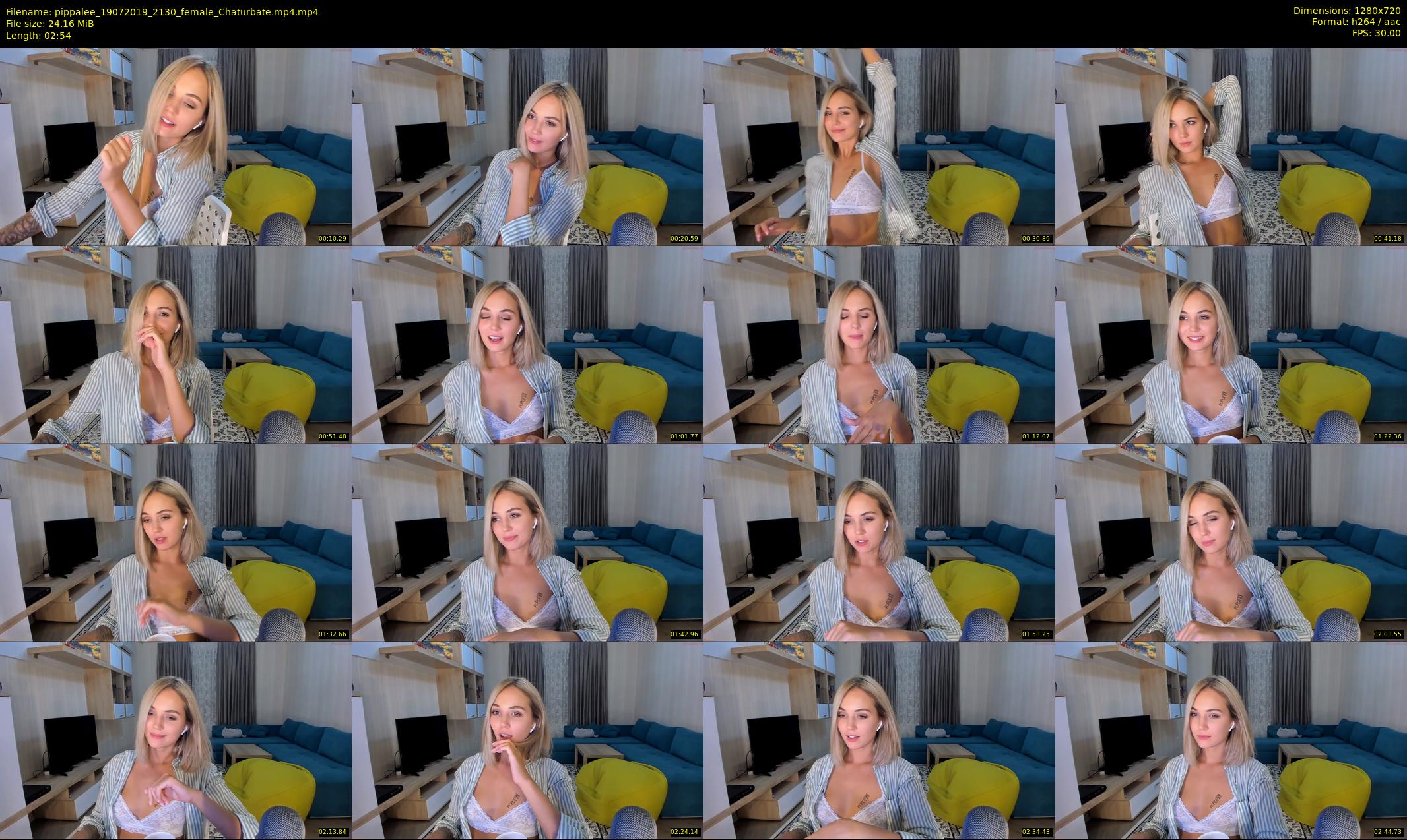 pippalee — 3 minute Chaturbate female cam show recording, 720p, Jul 19, 2019