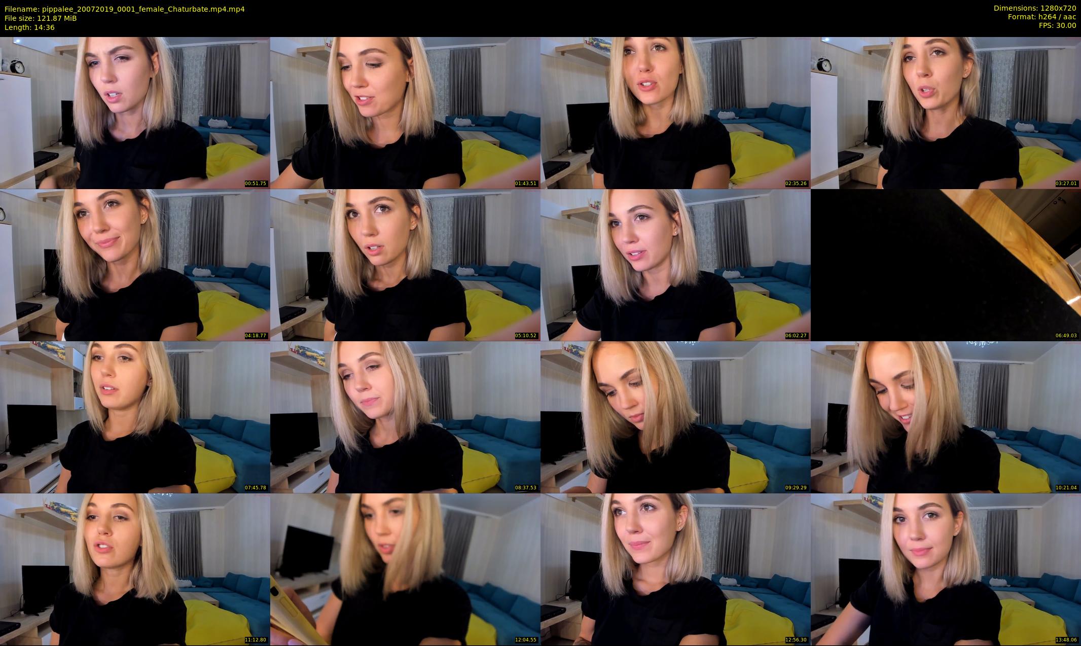 pippalee — 15 minute Chaturbate female cam show recording, 720p, Jul 20, 2019