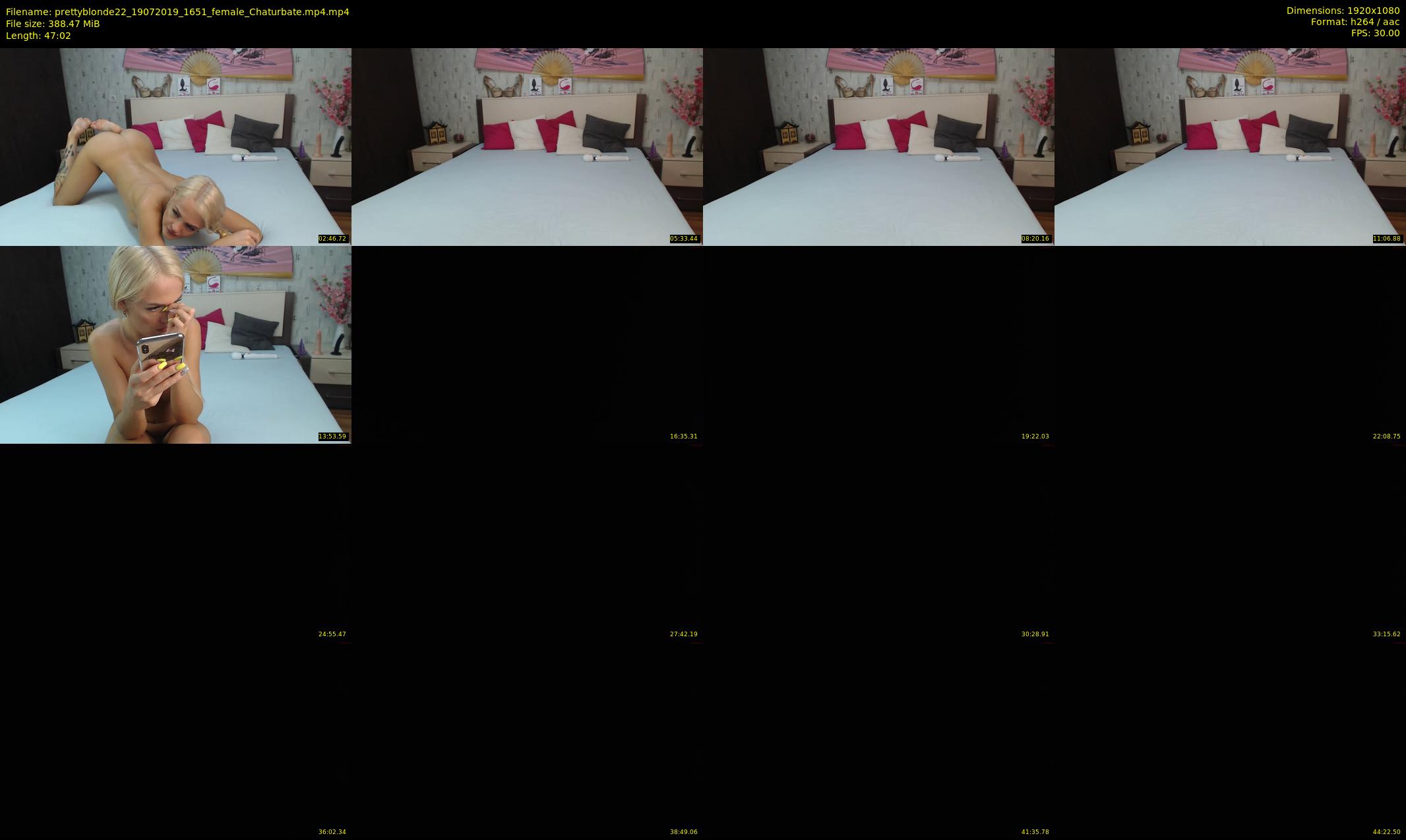 prettyblonde22 — 48 minute Chaturbate female cam show recording, 1080p, Jul 19, 2019