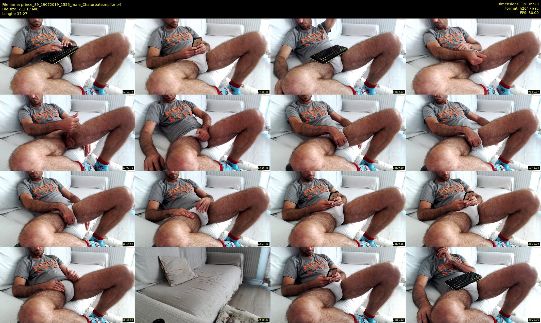 prince_89 — 38 minute Chaturbate male cam show recording, 720p, Jul 19, 2019