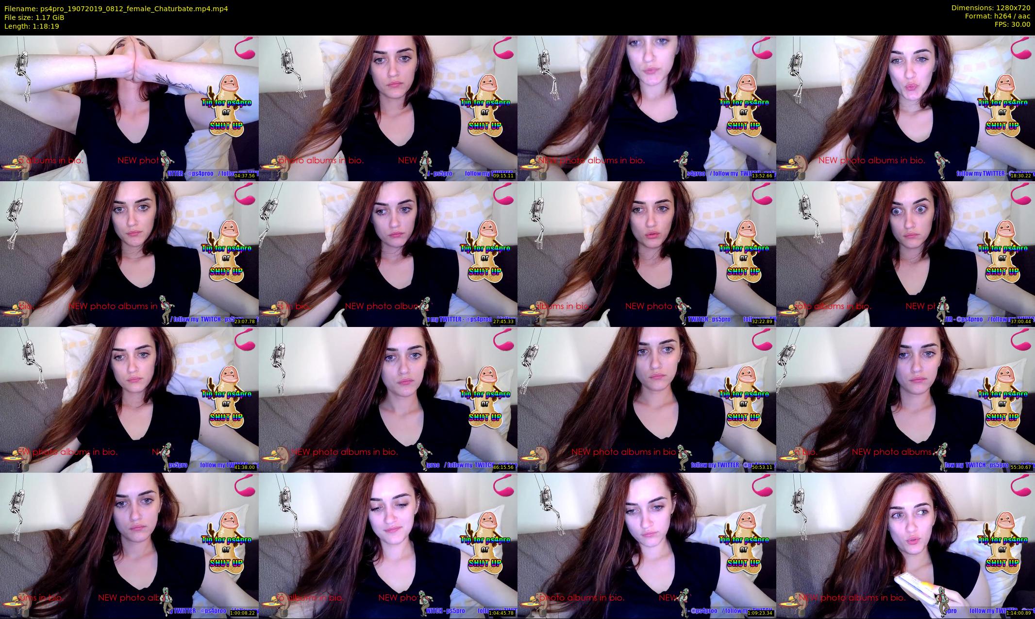 ps4pro — 79 minute Chaturbate female cam show recording, 720p, Jul 19, 2019