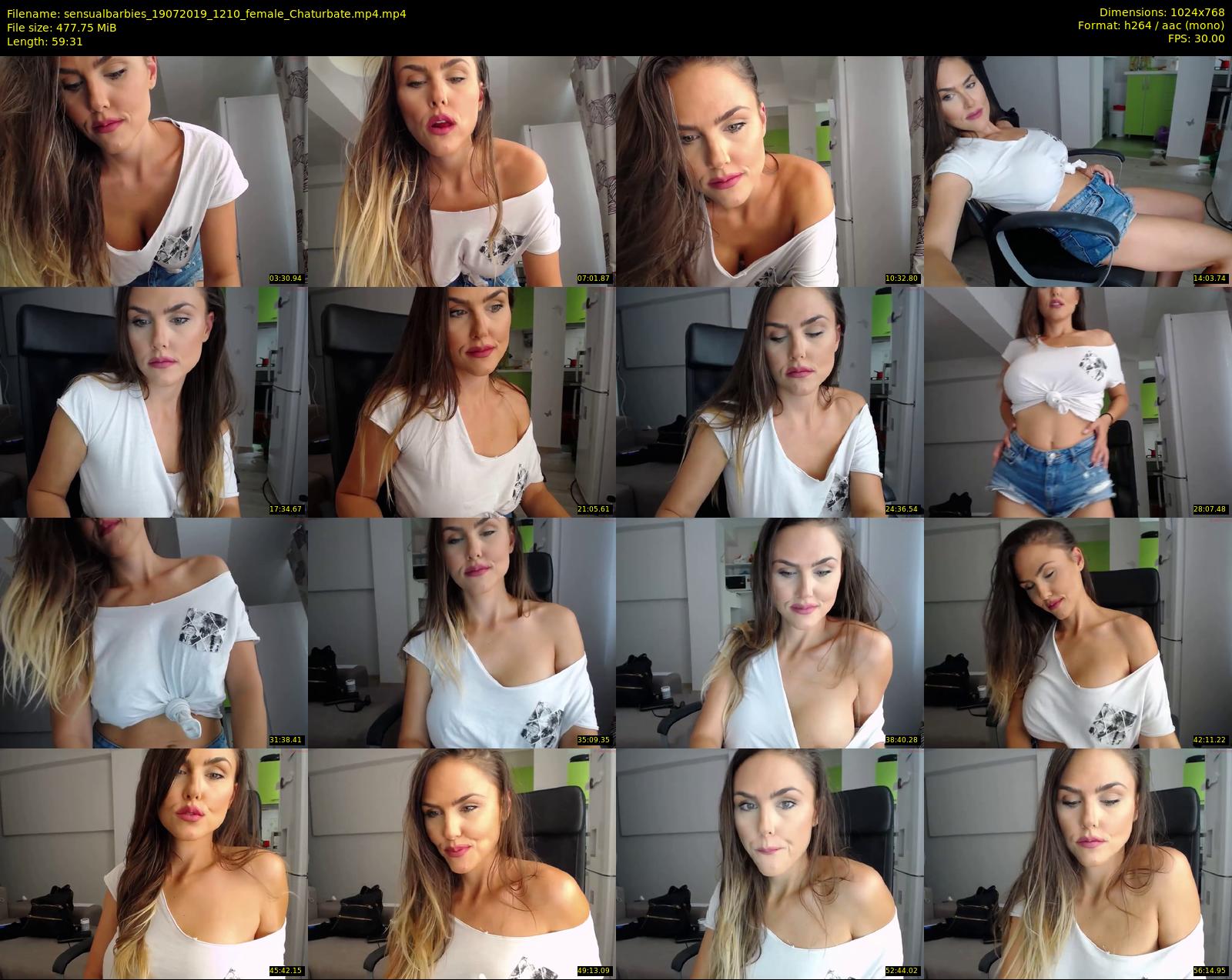 sensualbarbies — 60 minute Chaturbate female cam show recording, 720p, Jul 19, 2019