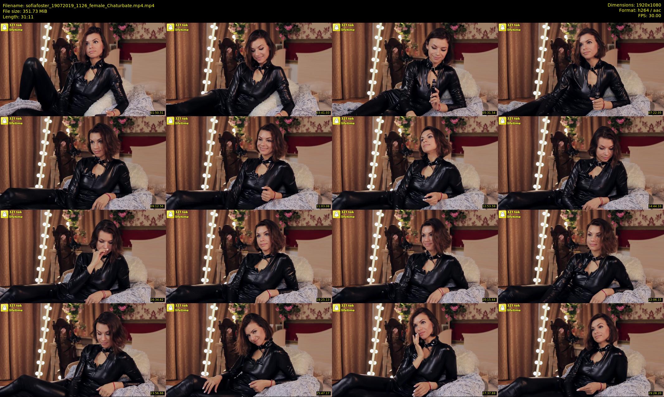 sofiafoster — 32 minute Chaturbate female cam show recording, 1080p, Jul 19, 2019