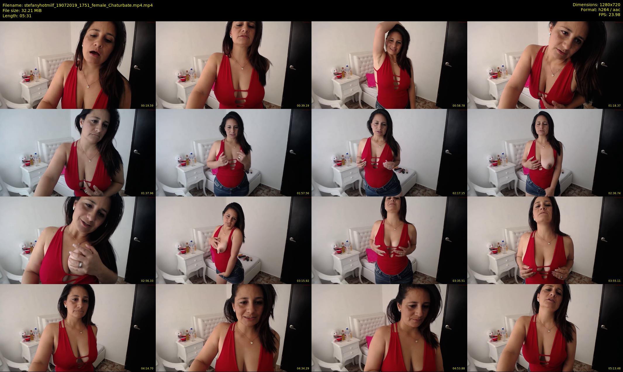 stefanyhotmilf — 6 minute Chaturbate female cam show recording, 720p, Jul 19, 2019