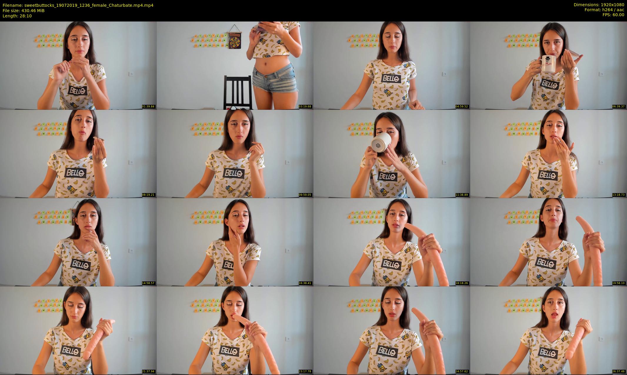 sweetbuttocks — 29 minute Chaturbate female cam show recording, 1080p, Jul 19, 2019