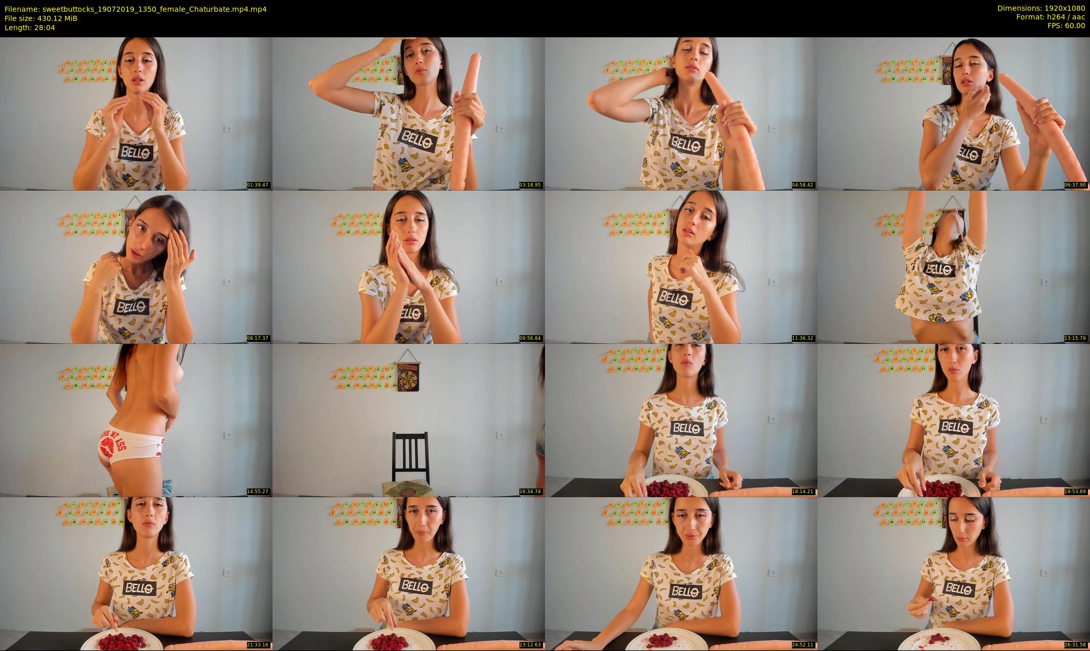 sweetbuttocks — 29 minute Chaturbate female cam show recording, 1080p, Jul 19, 2019