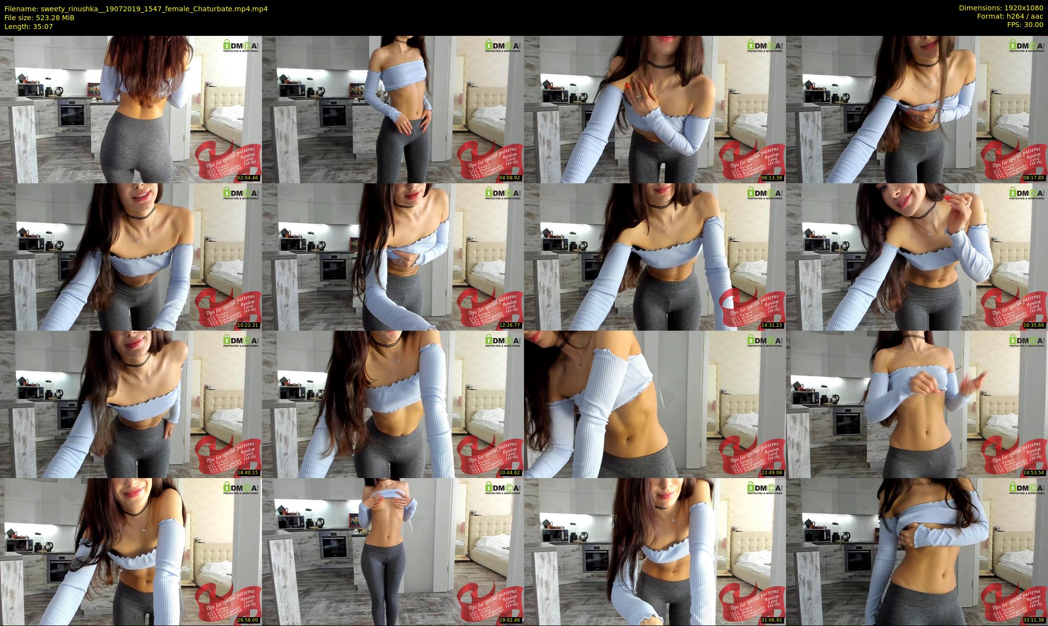 sweety_rinushka_ — 36 minute Chaturbate female cam show recording, 1080p, Jul 19, 2019