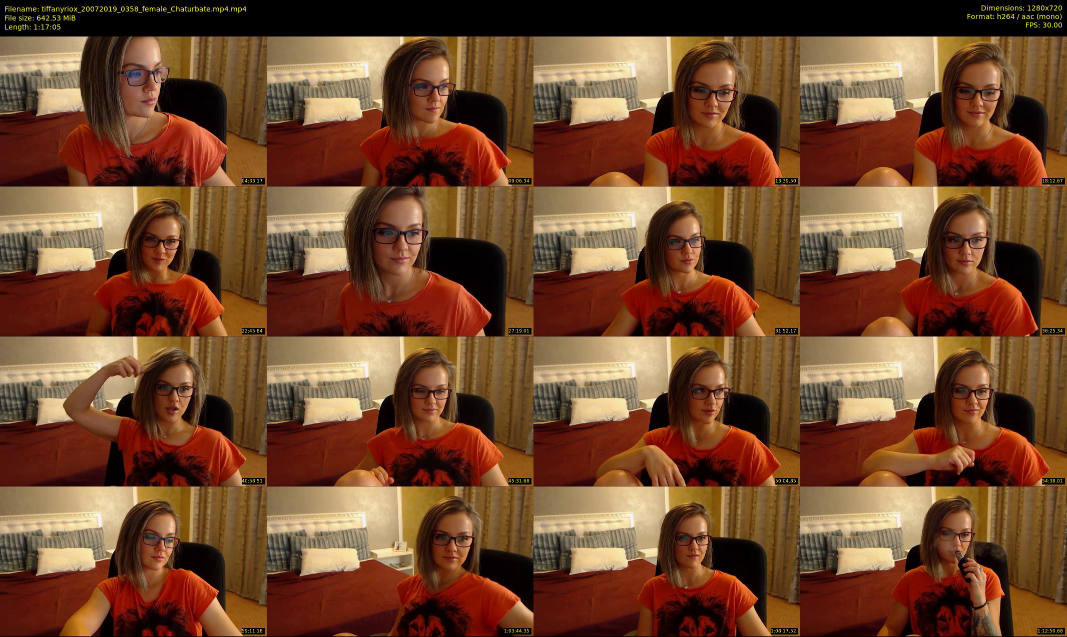 tiffanyriox — 78 minute Chaturbate female cam show recording, 720p, Jul 20, 2019