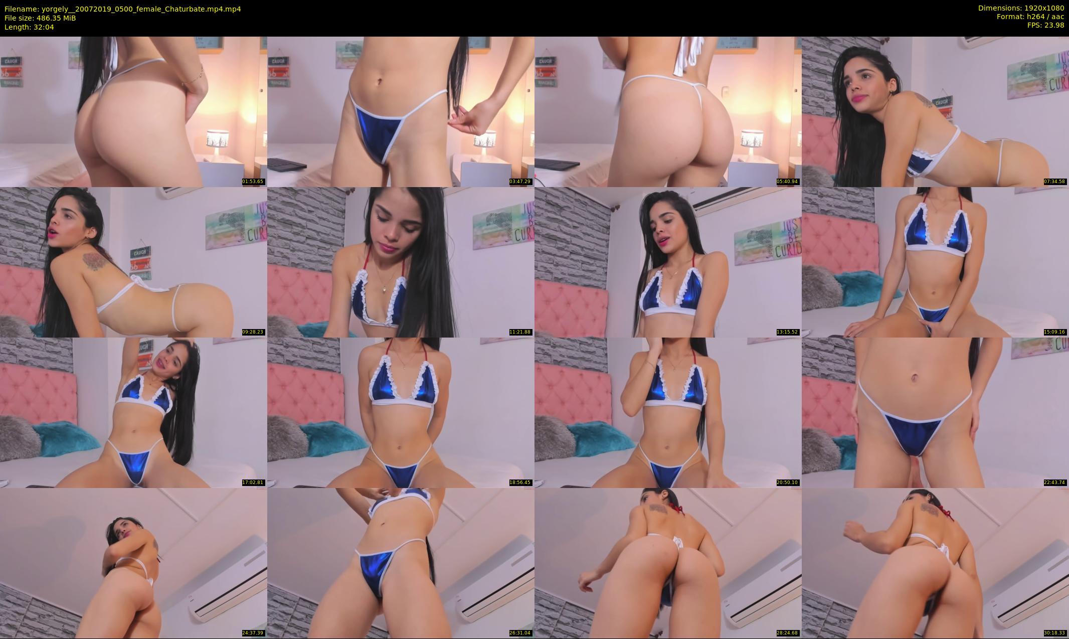 yorgely_ — 33 minute Chaturbate female cam show recording, 1080p, Jul 20, 2019