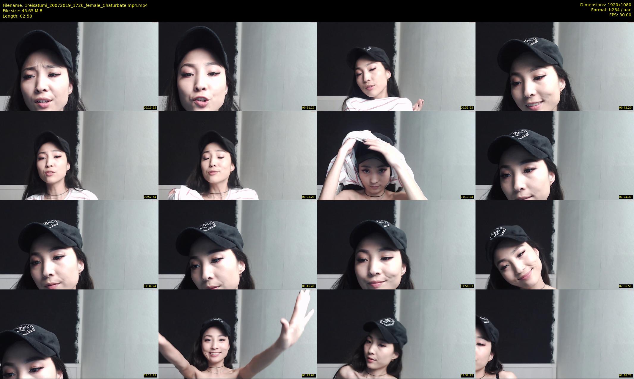 1reisatumi — 3 minute Chaturbate female cam show recording, 1080p, Jul 20, 2019
