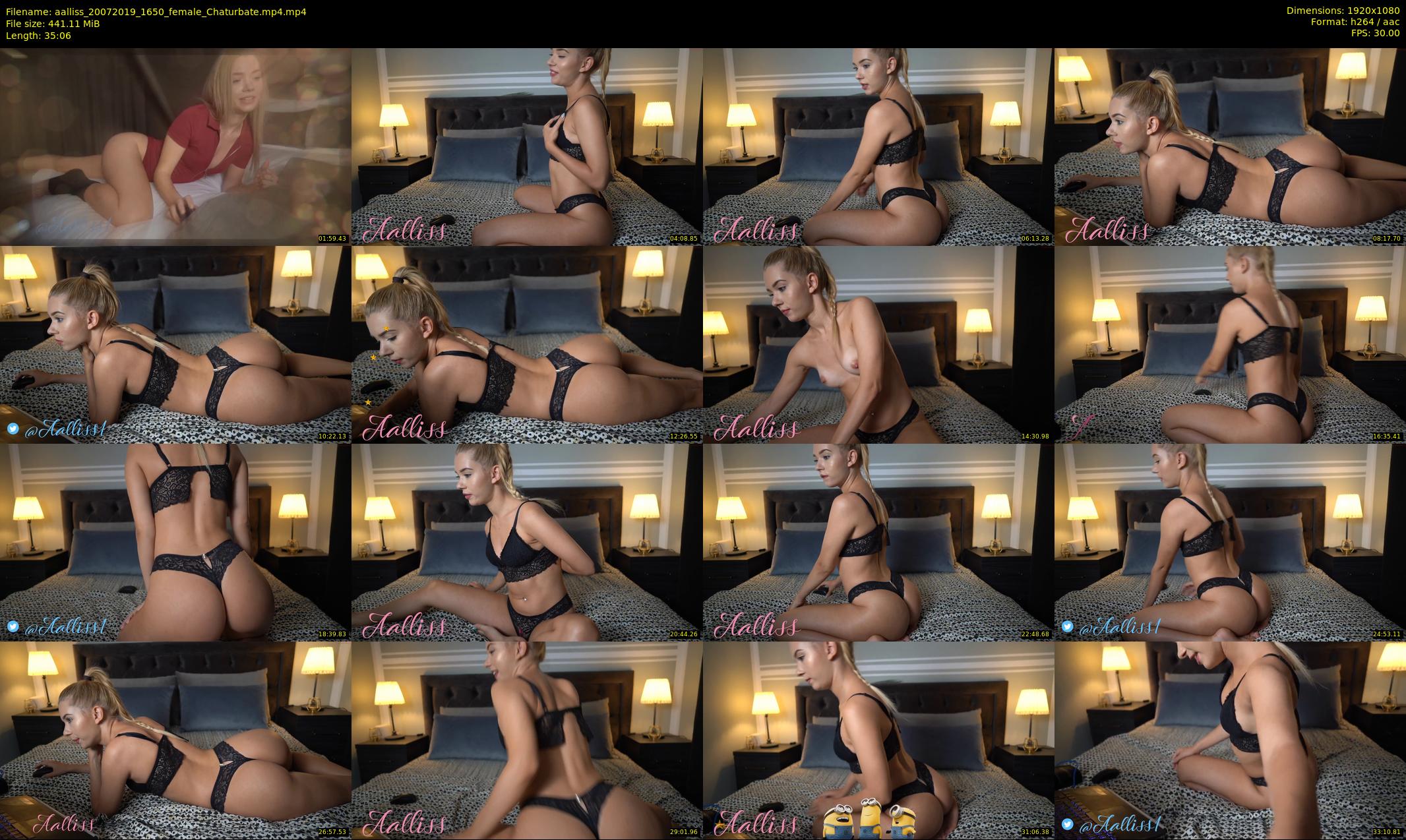 aalliss — 36 minute Chaturbate female cam show recording, 1080p, Jul 20, 2019