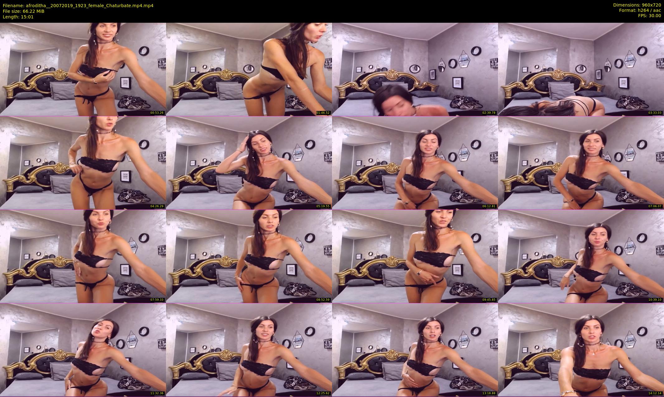 afroditha_ — 16 minute Chaturbate female cam show recording, 720p, Jul 20, 2019