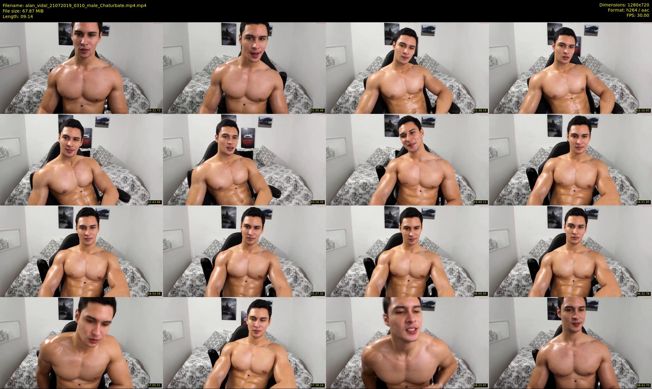 alan_vidal — 10 minute Chaturbate male cam show recording, 720p, Jul 21, 2019