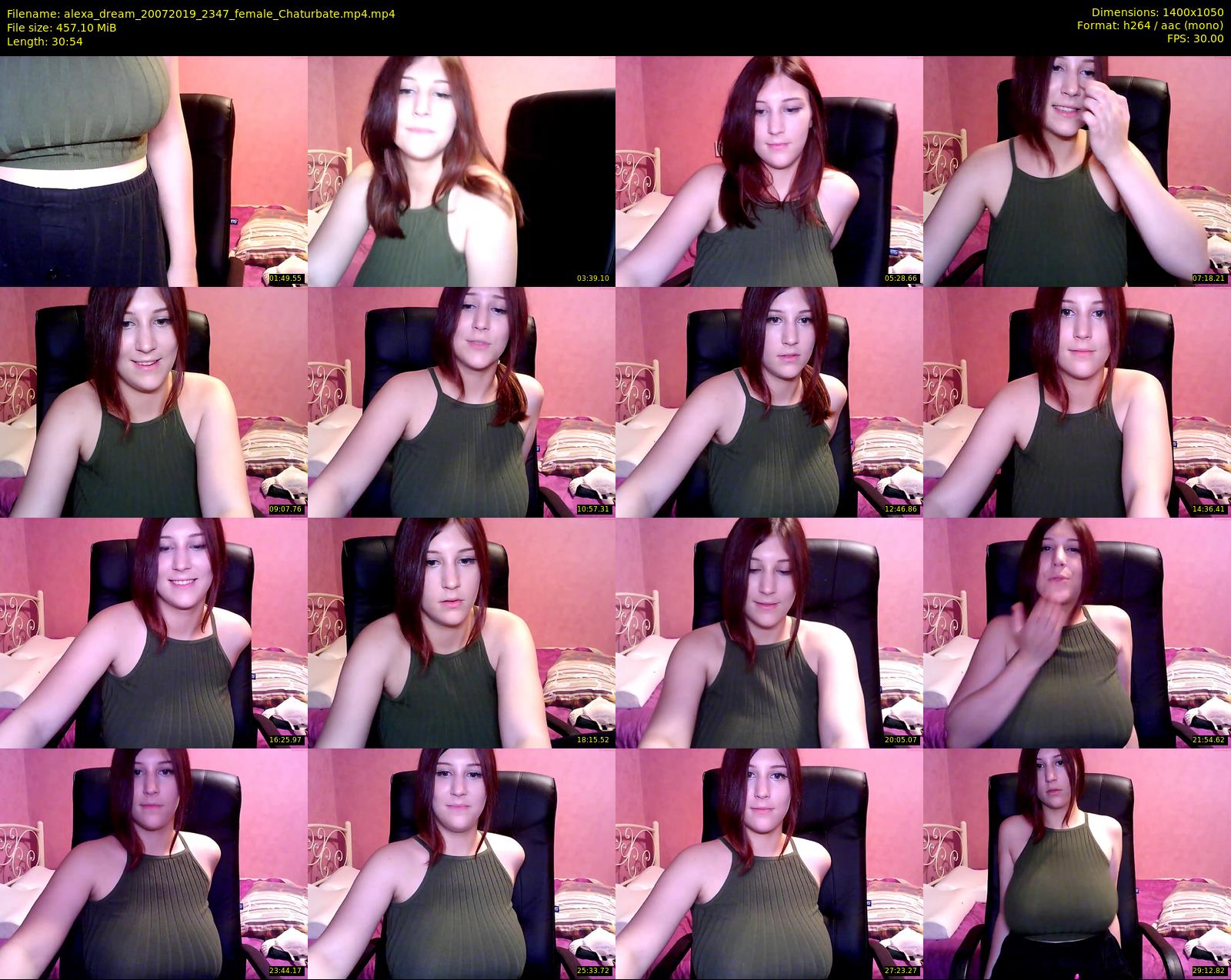 alexa_dream — 31 minute Chaturbate female cam show recording, 720p, Jul 20, 2019