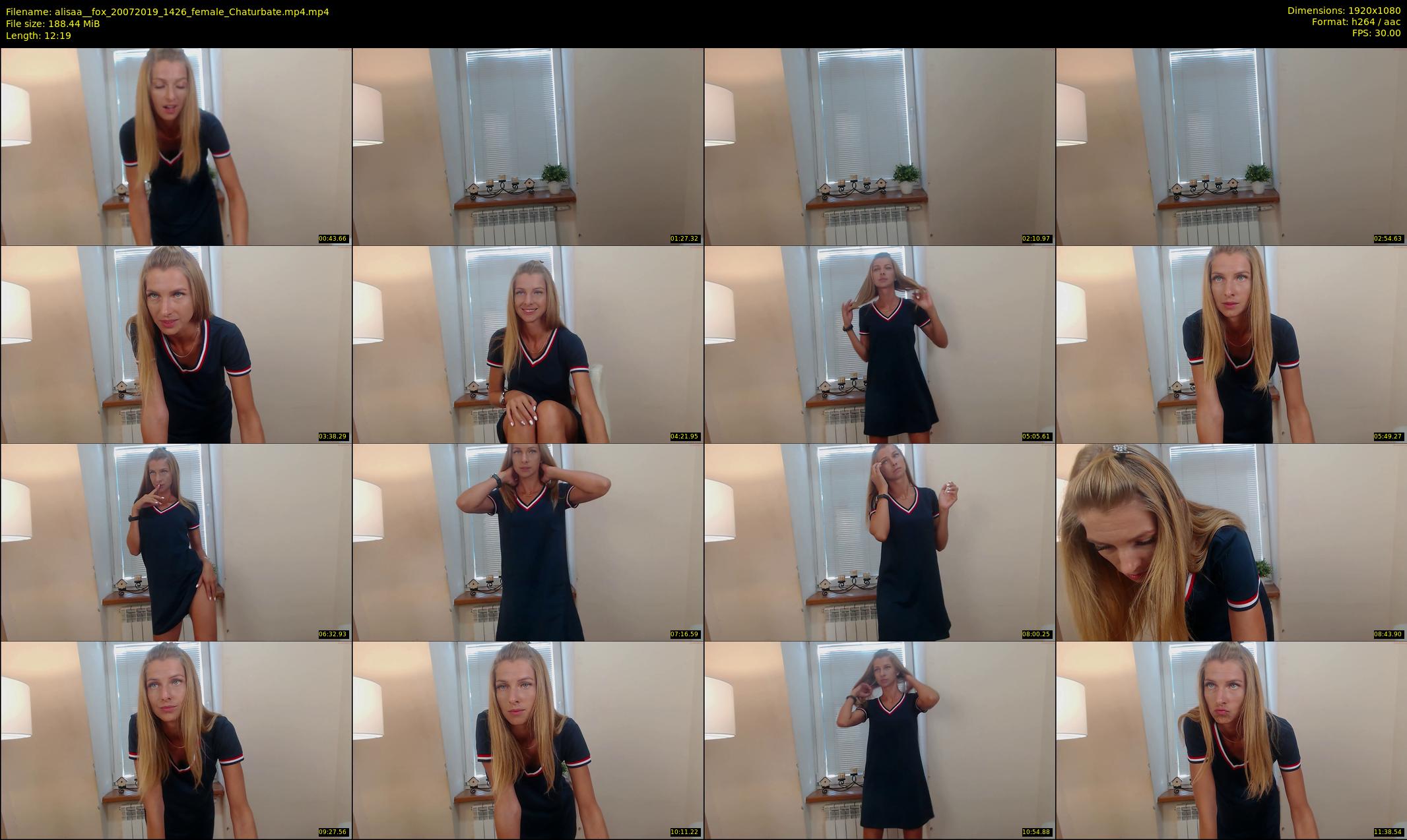alisaa__fox — 13 minute Chaturbate female cam show recording, 1080p, Jul 20, 2019