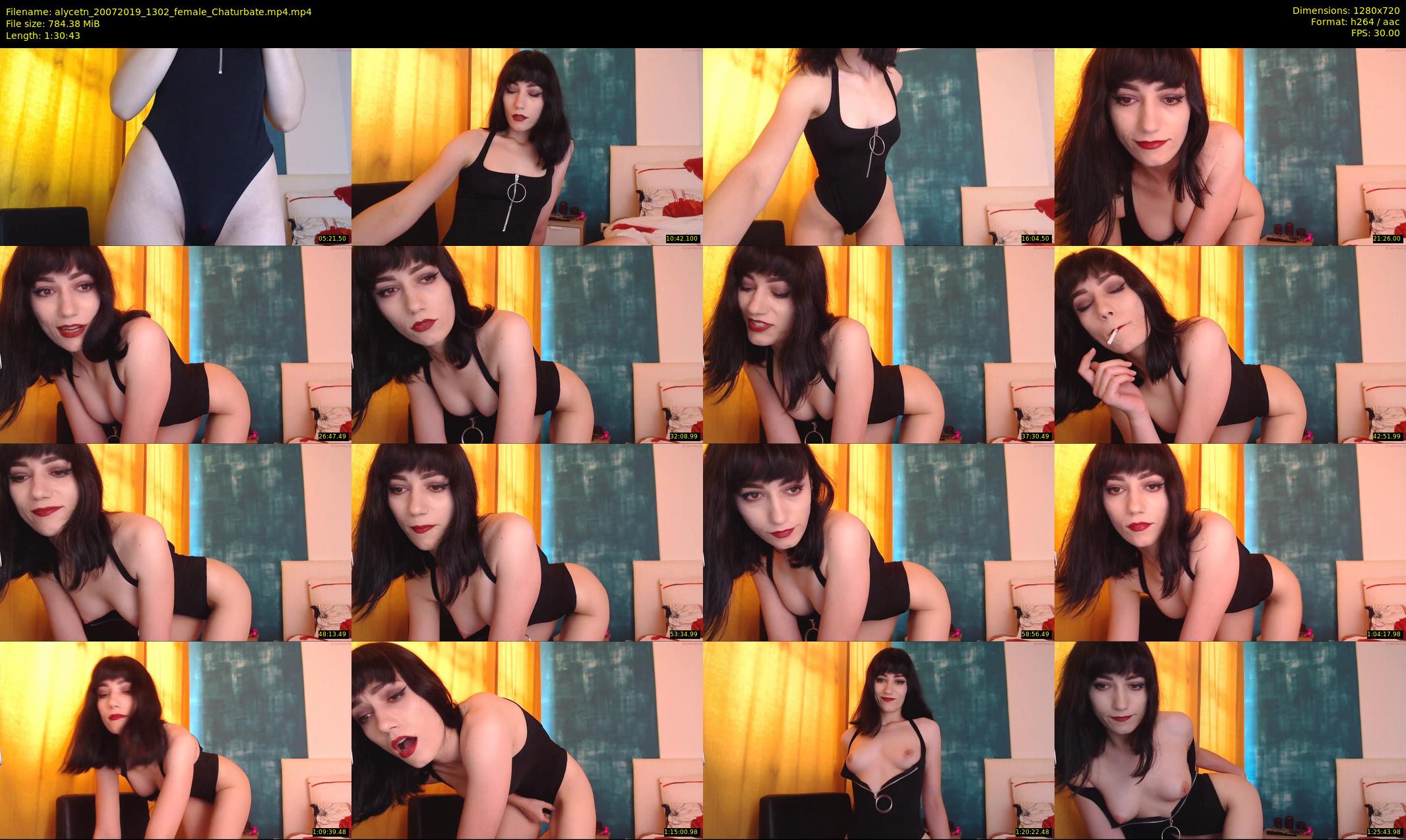 alycetn — 91 minute Chaturbate female cam show recording, 720p, Jul 20, 2019