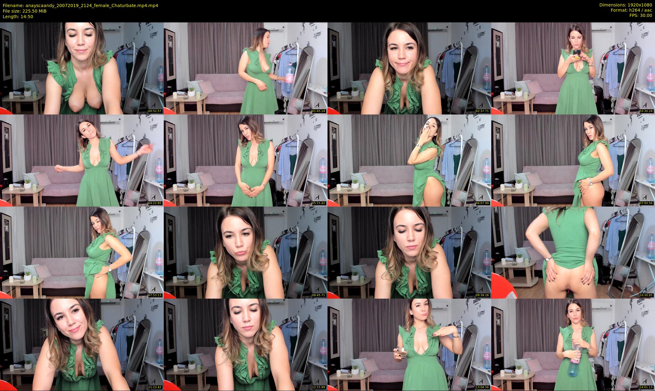 anayscaandy — 15 minute Chaturbate female cam show recording, 1080p, Jul 20, 2019