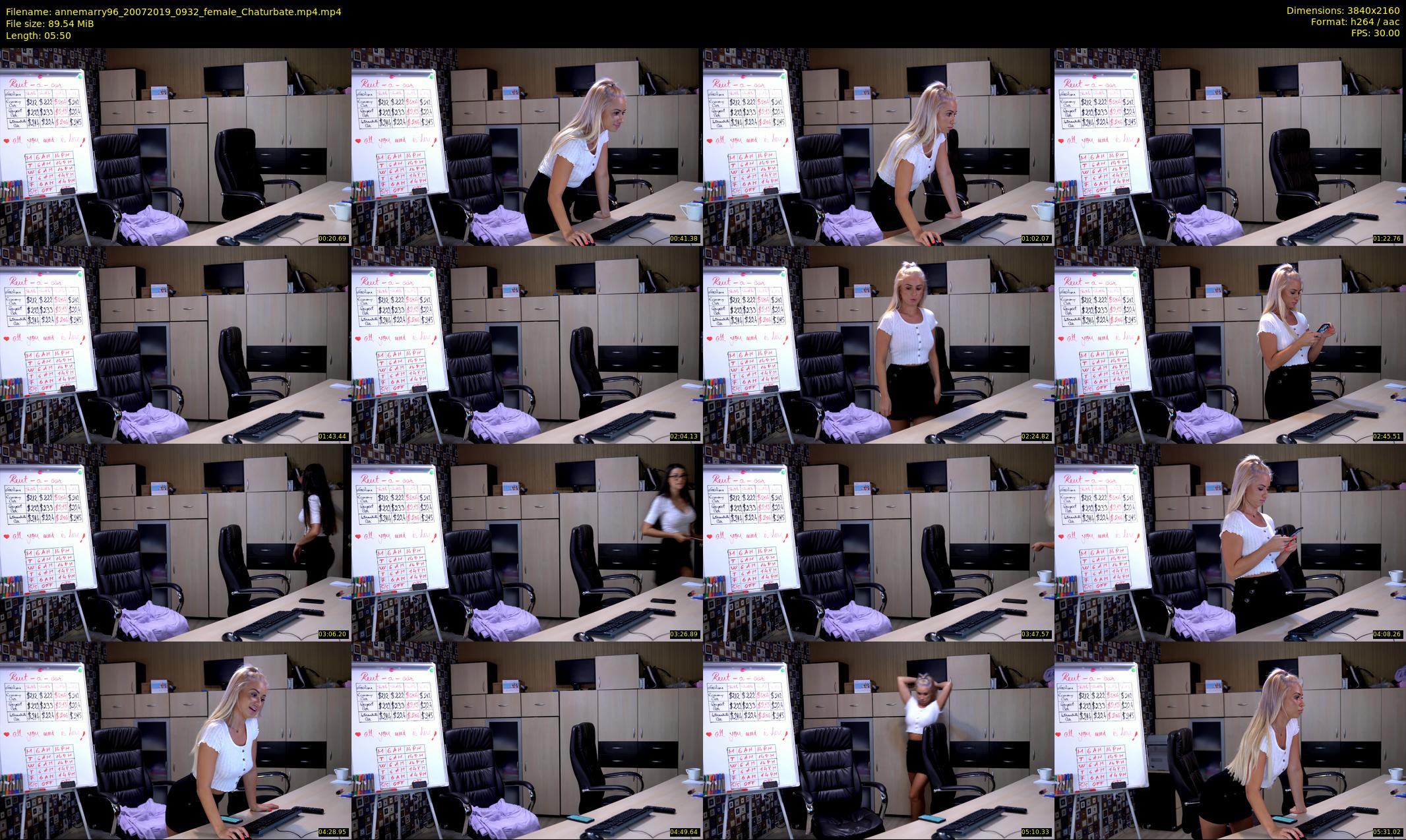 annemarry96 — 6 minute Chaturbate female cam show recording, 4K, Jul 20, 2019