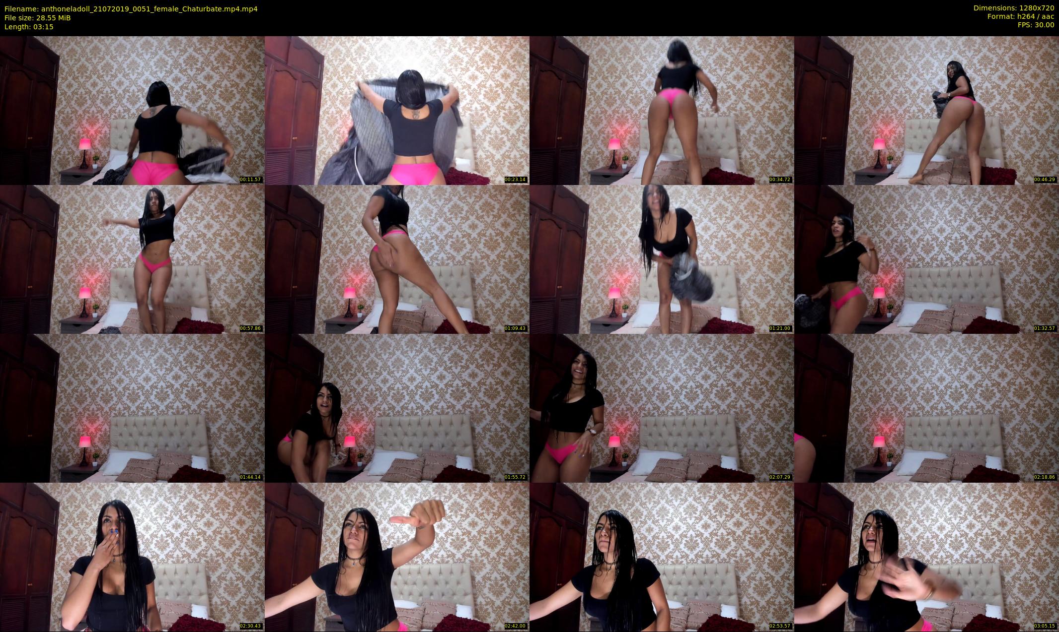 anthoneladoll — 4 minute Chaturbate female cam show recording, 720p, Jul 21, 2019