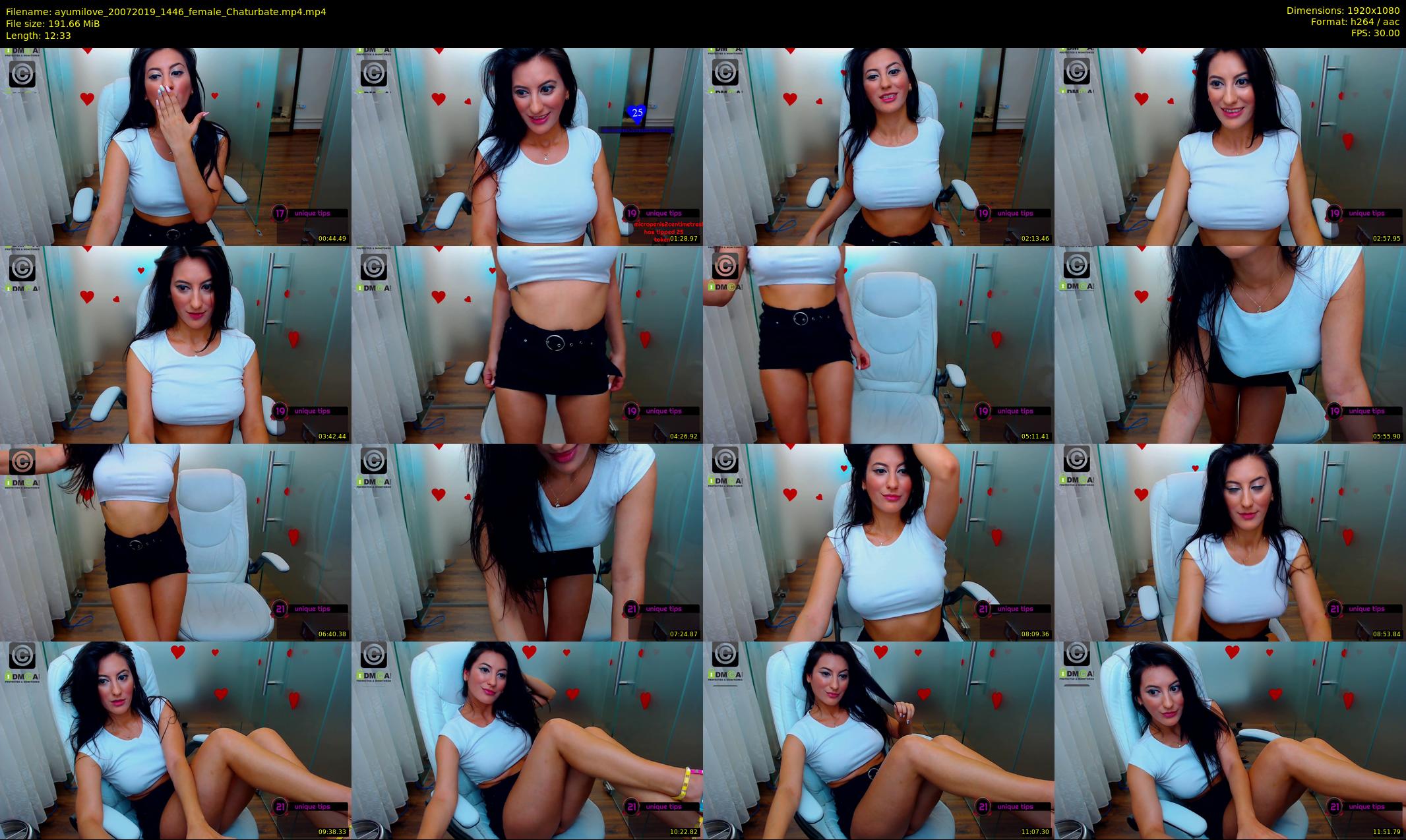 ayumilove — 13 minute Chaturbate female cam show recording, 1080p, Jul 20, 2019