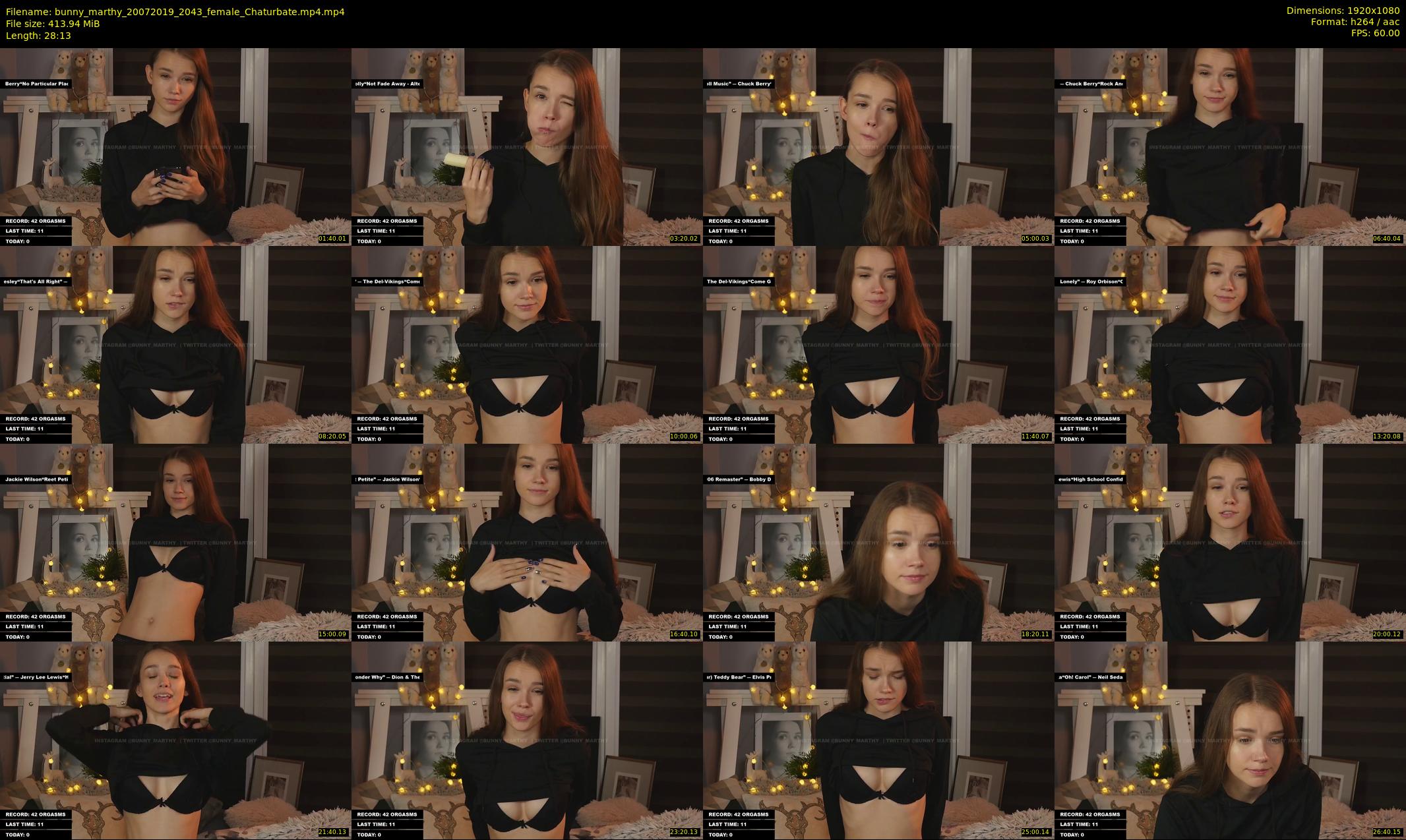 bunny_marthy — 29 minute Chaturbate female cam show recording, 1080p, Jul 20, 2019