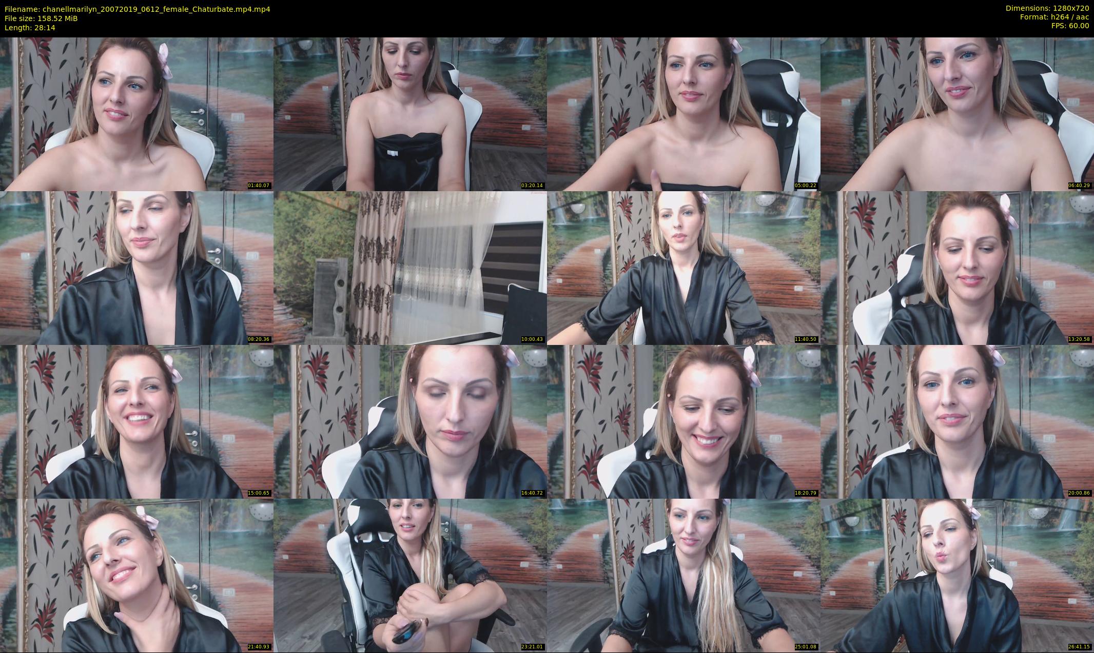 chanellmarilyn — 29 minute Chaturbate female cam show recording, 720p, Jul 20, 2019