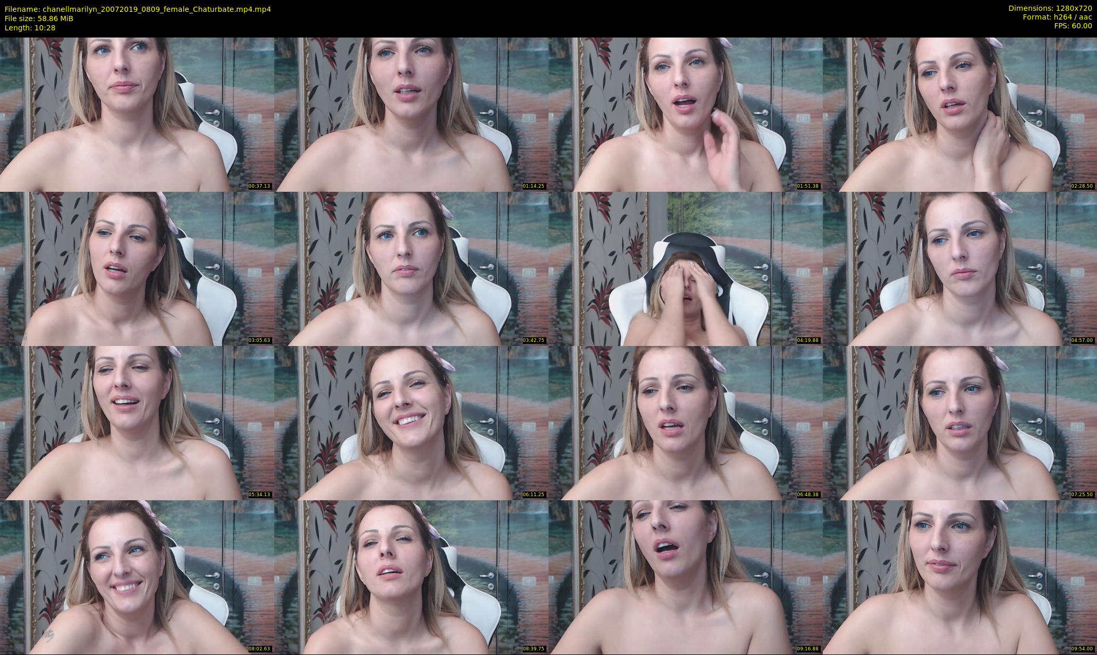 chanellmarilyn — 11 minute Chaturbate female cam show recording, 720p, Jul 20, 2019