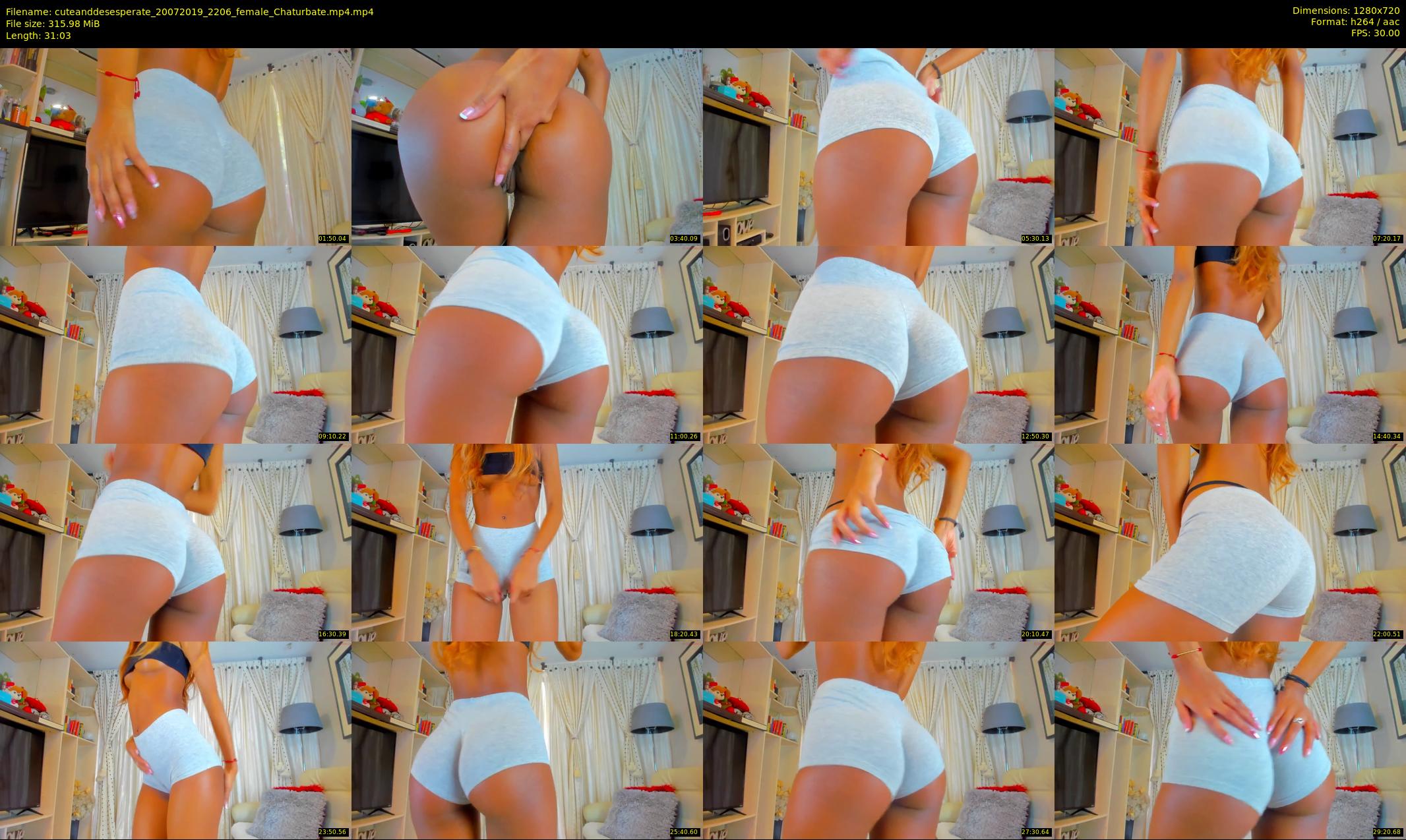 cuteanddesesperate — 32 minute Chaturbate female cam show recording, 720p, Jul 20, 2019