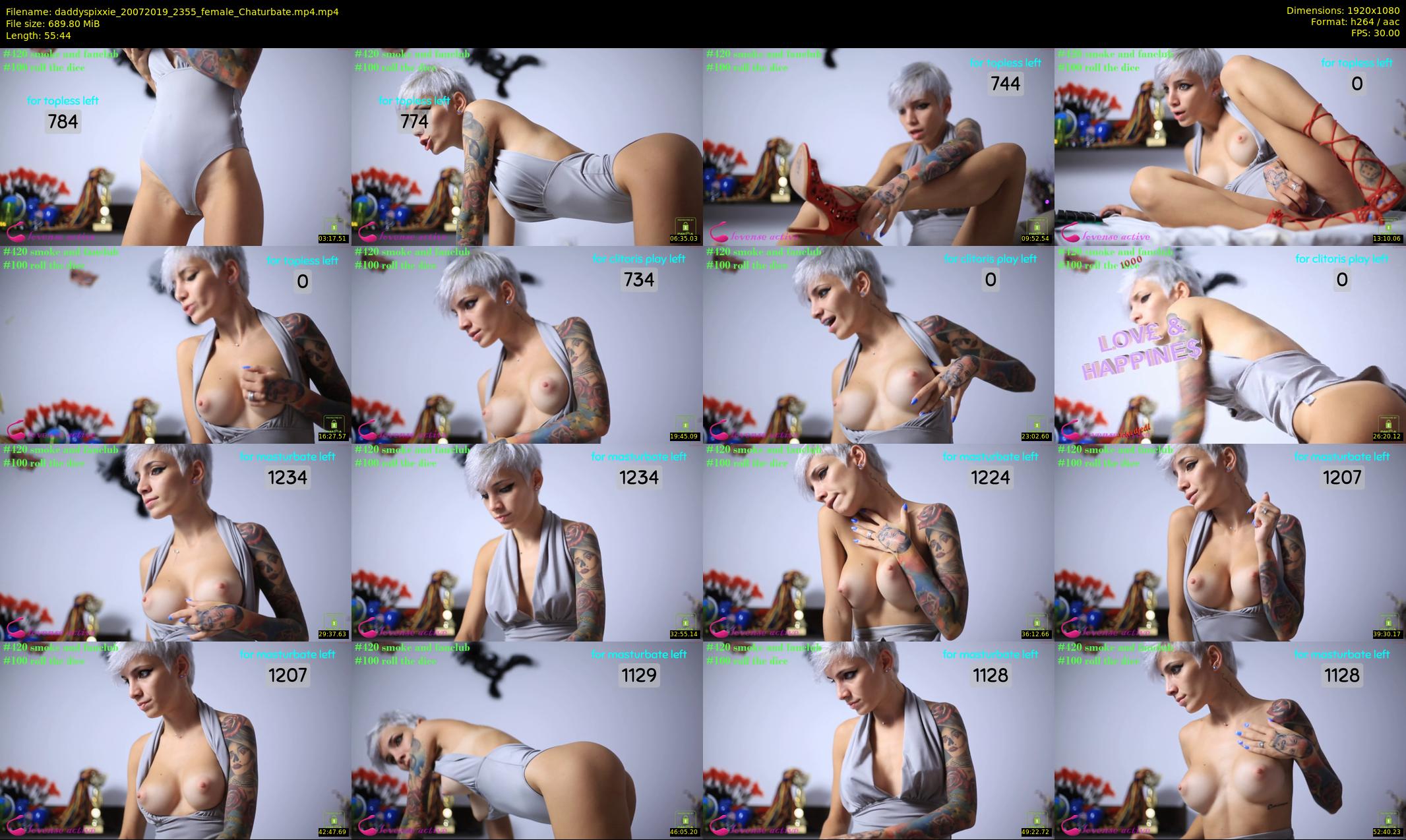 daddyspixxie — 56 minute Chaturbate female cam show recording, 1080p, Jul 20, 2019