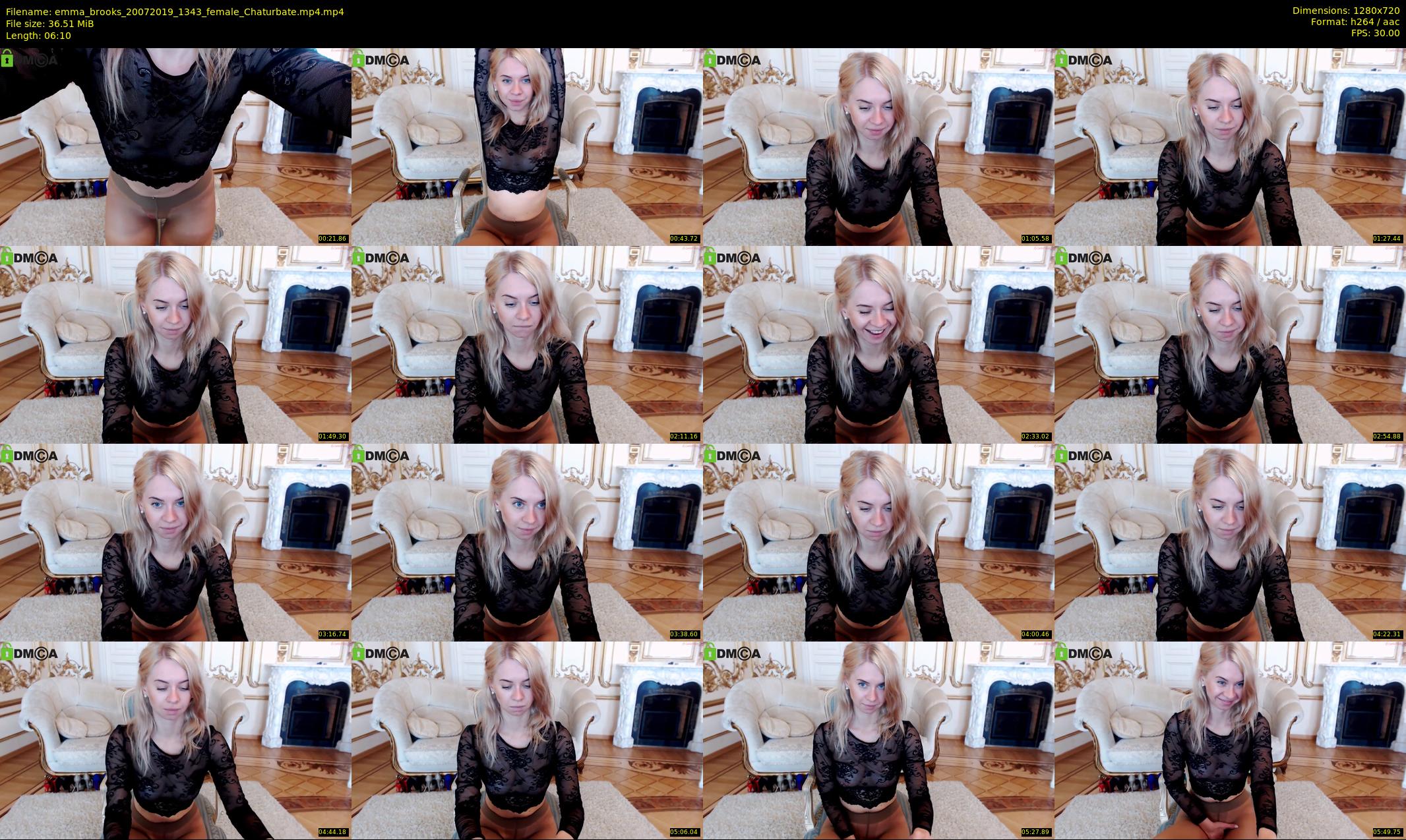 emma_brooks — 7 minute Chaturbate female cam show recording, 720p, Jul 20, 2019