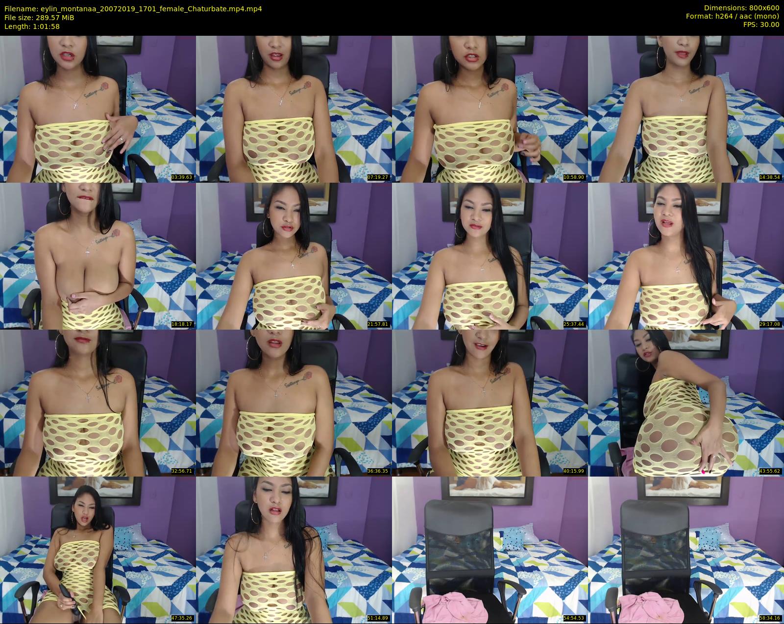 eylin_montanaa — 62 minute Chaturbate female cam show recording, 480p, Jul 20, 2019