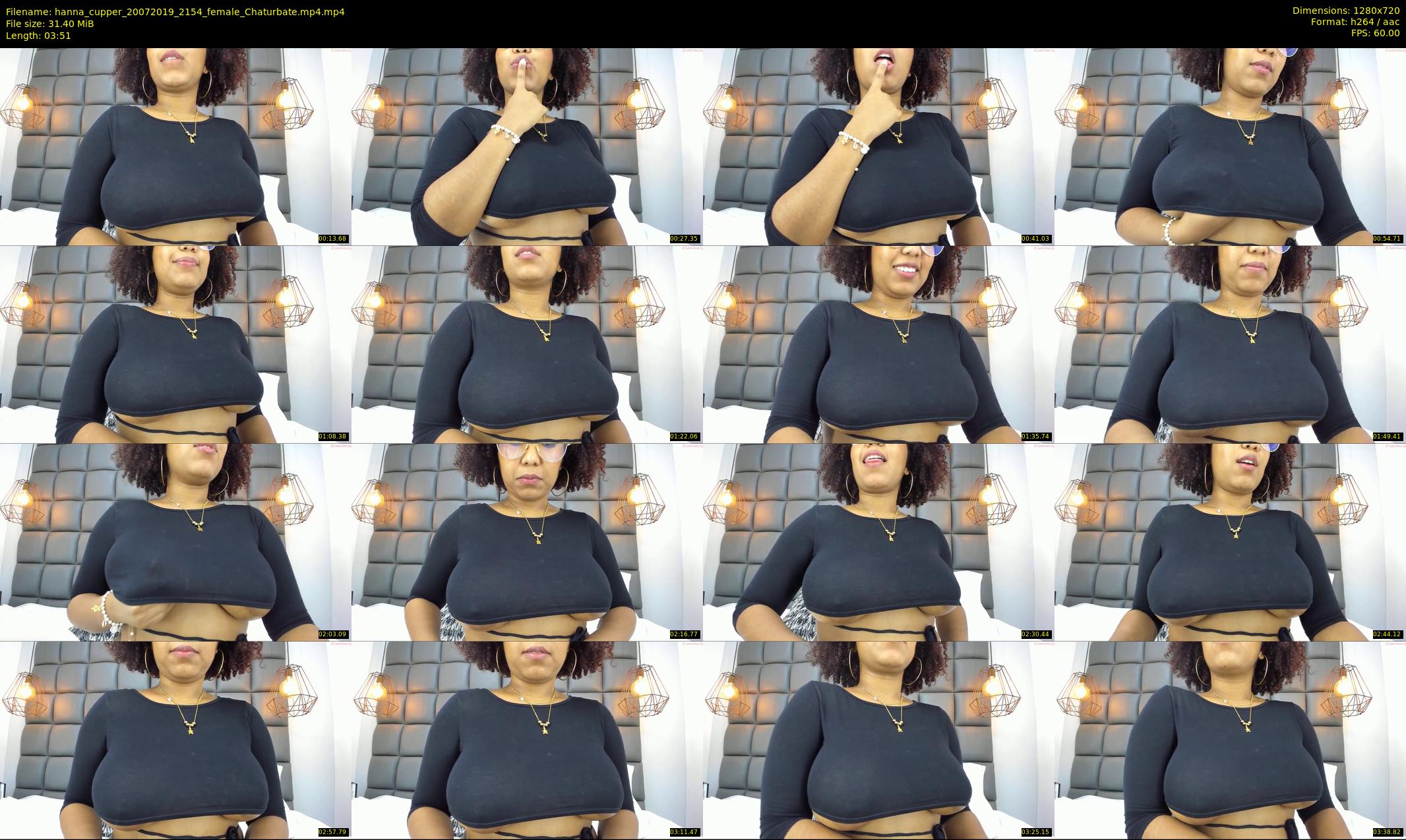hanna_cupper — 4 minute Chaturbate female cam show recording, 720p, Jul 20, 2019