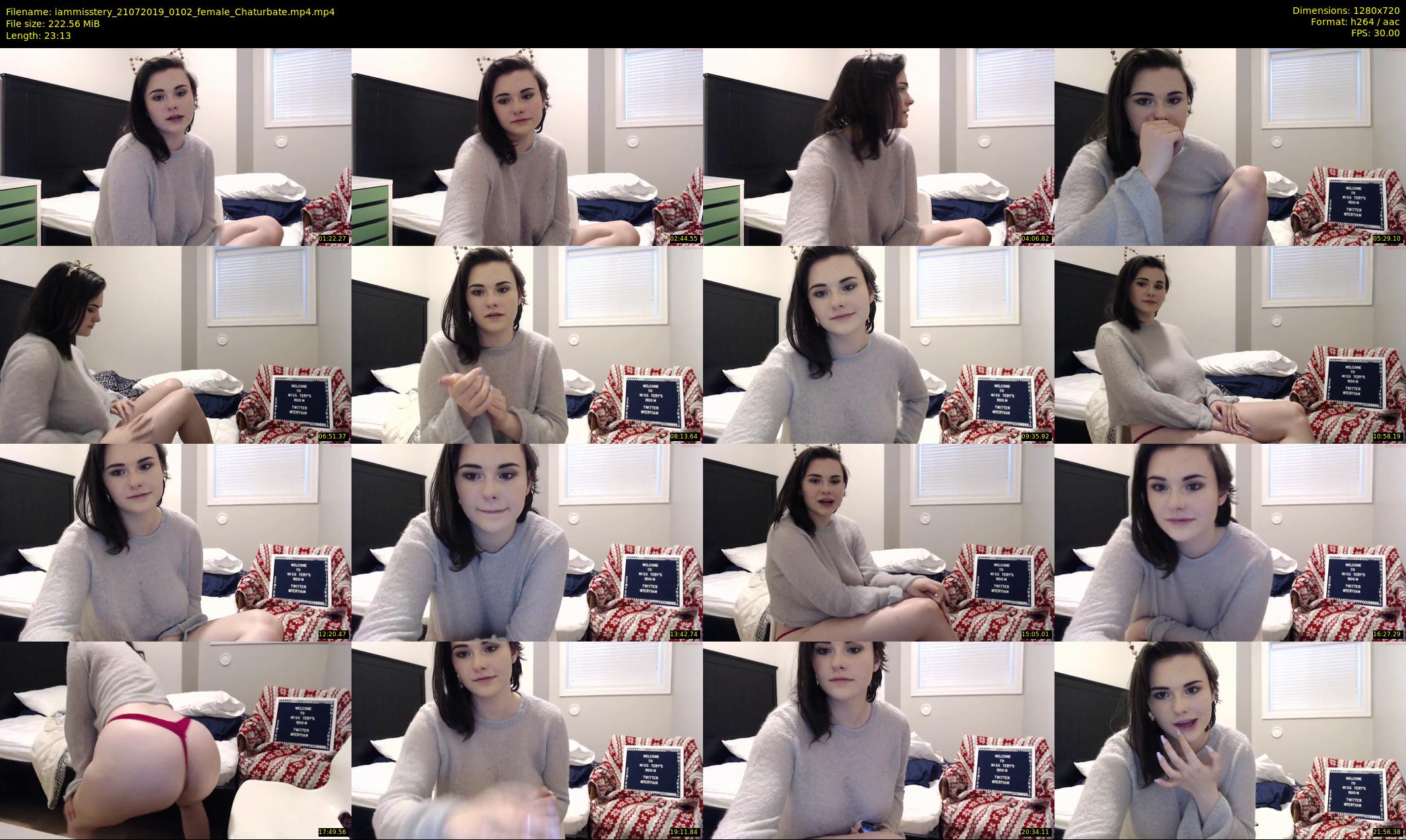 iammisstery — 24 minute Chaturbate female cam show recording, 720p, Jul 21, 2019