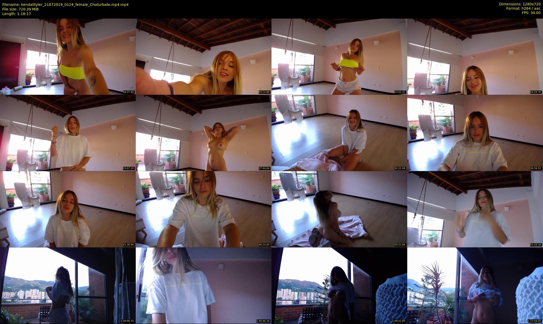 kendalltyler — 79 minute Chaturbate female cam show recording, 720p, Jul 21, 2019