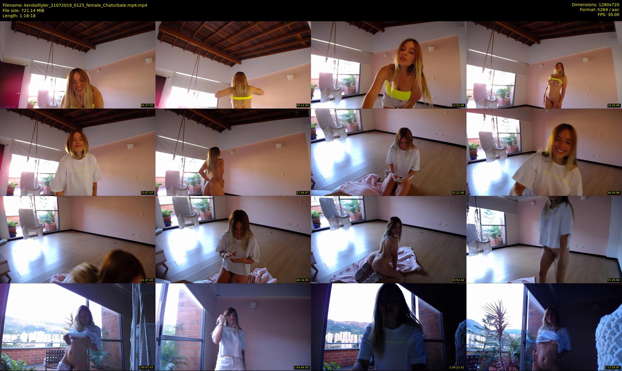 kendalltyler — 79 minute Chaturbate female cam show recording, 720p, Jul 21, 2019