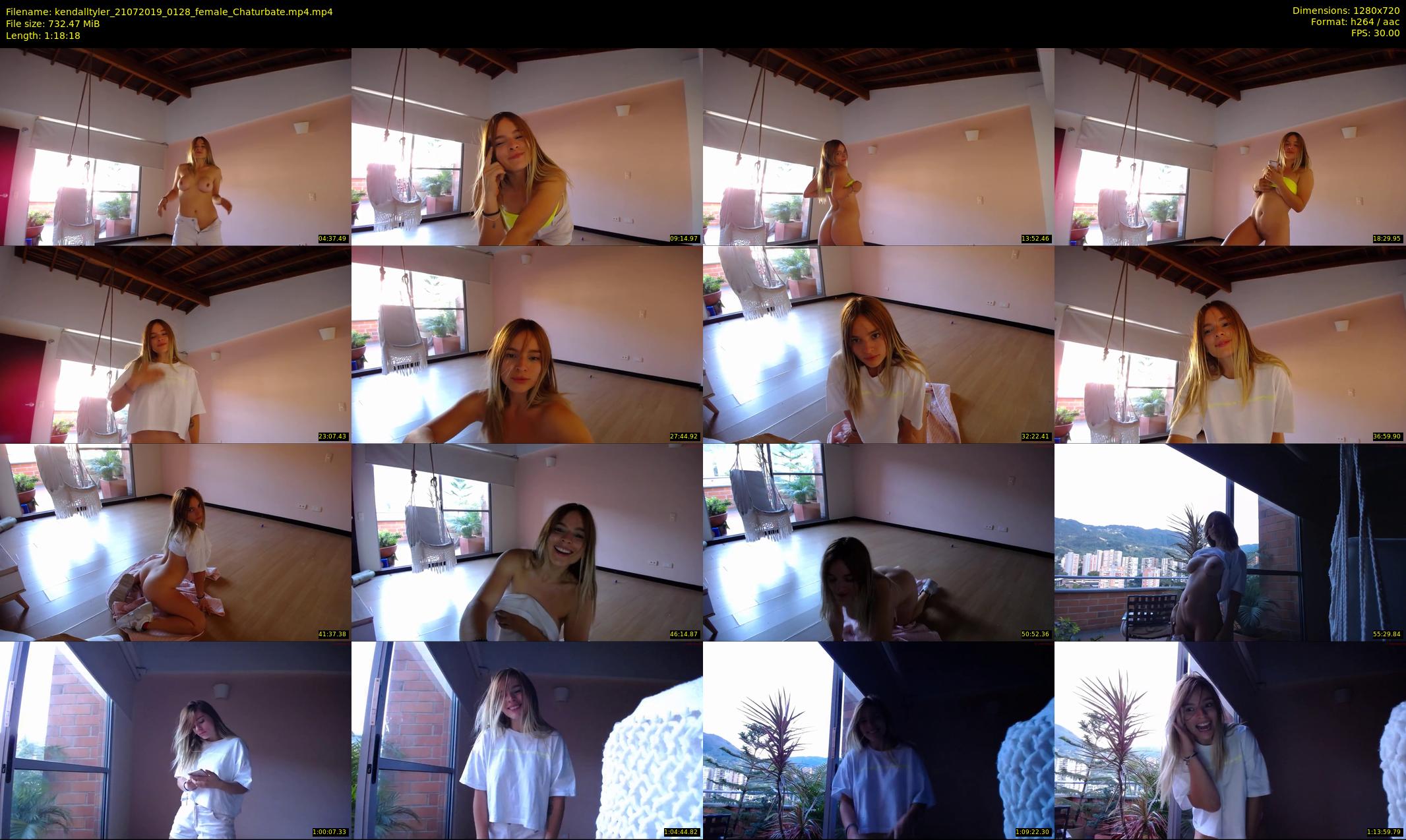 kendalltyler — 79 minute Chaturbate female cam show recording, 720p, Jul 21, 2019