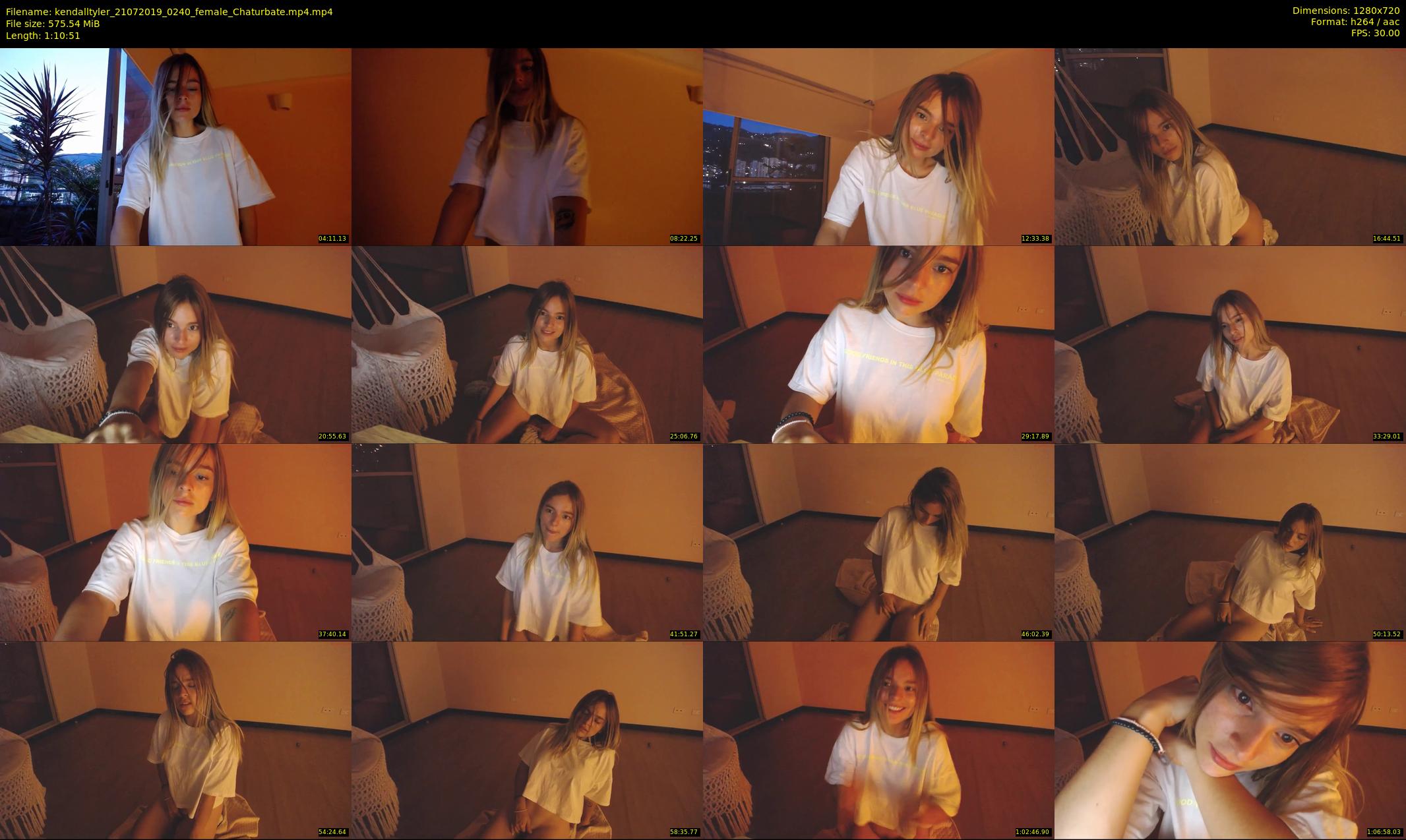 kendalltyler — 71 minute Chaturbate female cam show recording, 720p, Jul 21, 2019
