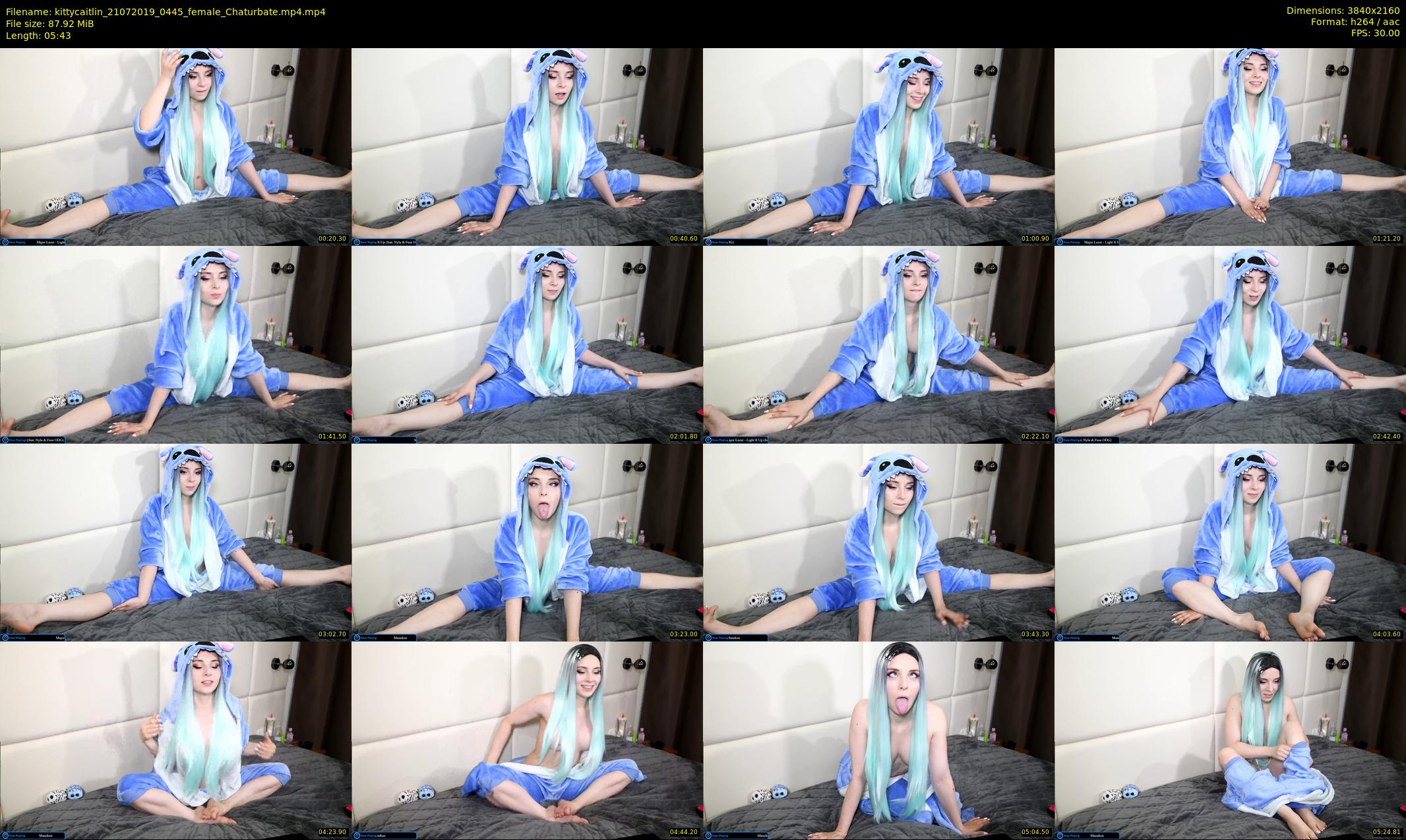 kittycaitlin — 6 minute Chaturbate female cam show recording, 4K, Jul 21, 2019