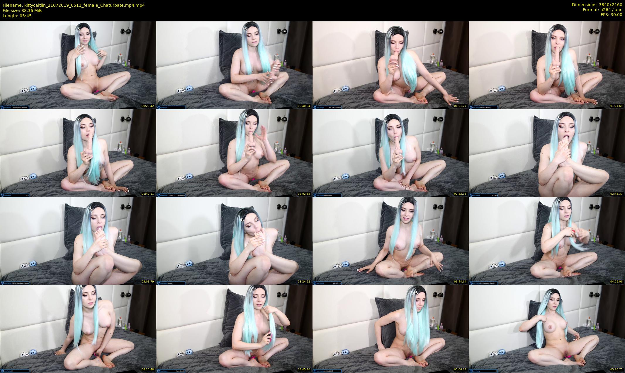 kittycaitlin — 6 minute Chaturbate female cam show recording, 4K, Jul 21, 2019