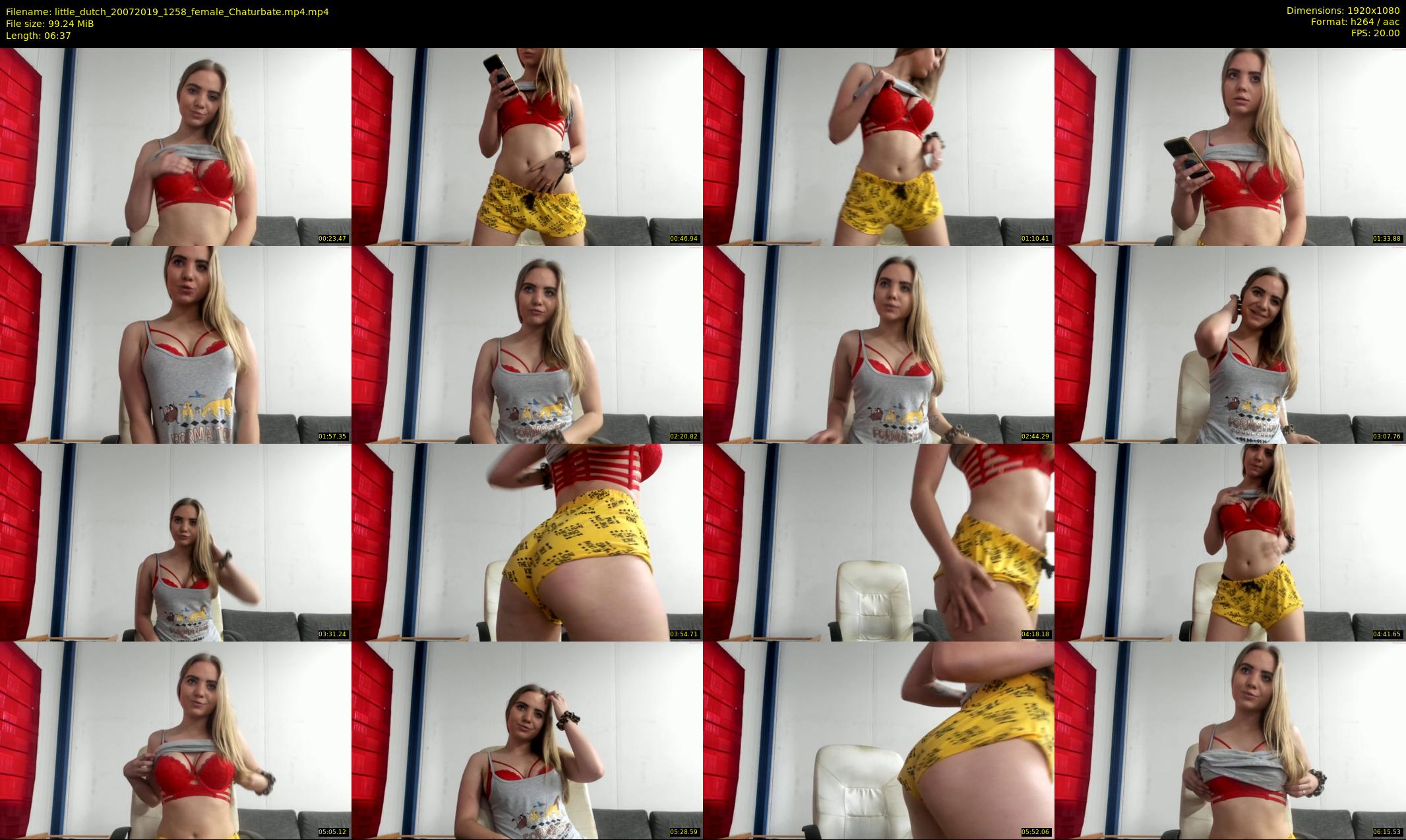 little_dutch — 7 minute Chaturbate female cam show recording, 1080p, Jul 20, 2019
