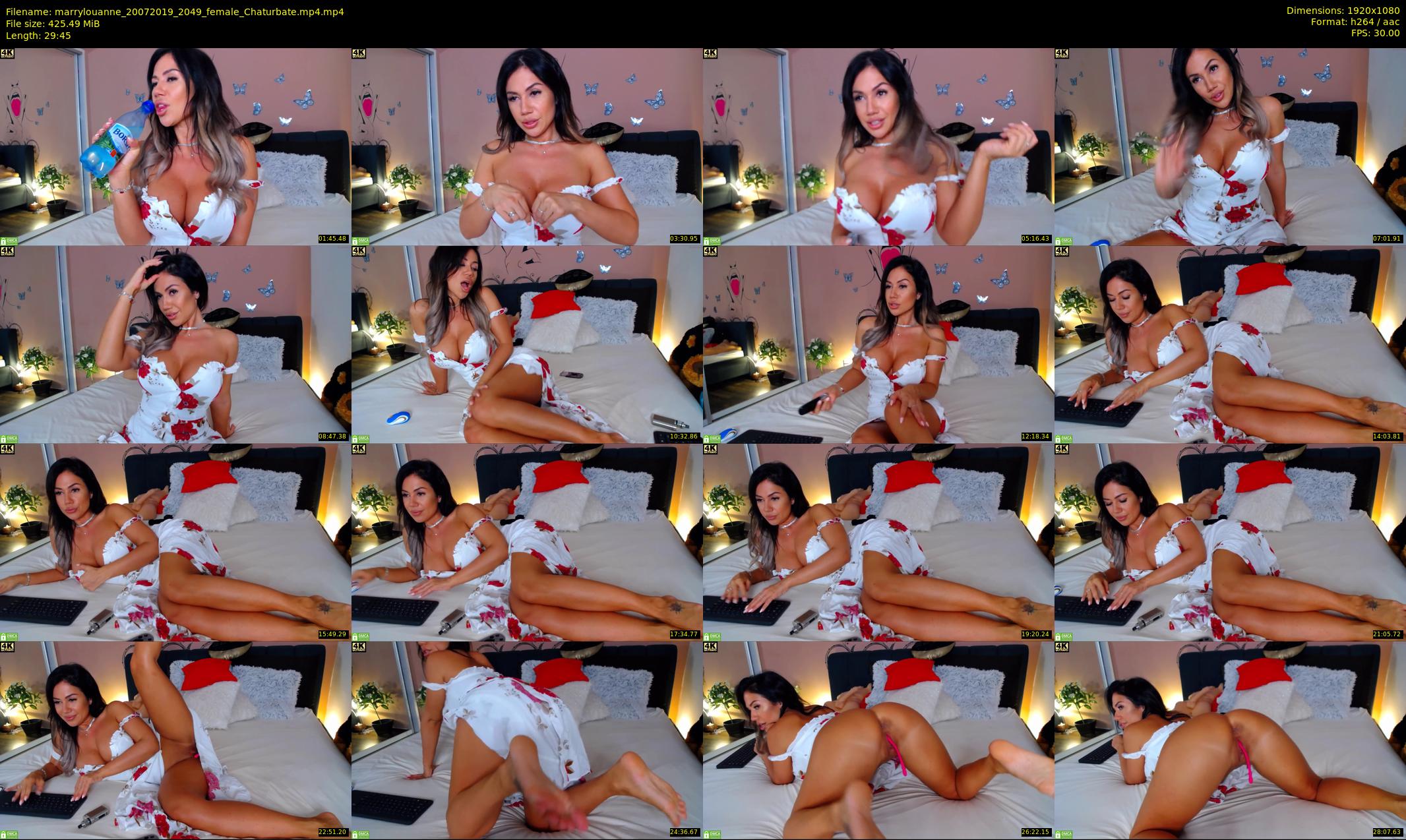 marrylouanne — 30 minute Chaturbate female cam show recording, 1080p, Jul 20, 2019