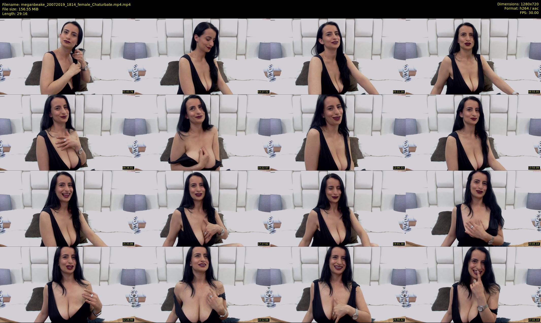 meganbeake — 30 minute Chaturbate female cam show recording, 720p, Jul 20, 2019