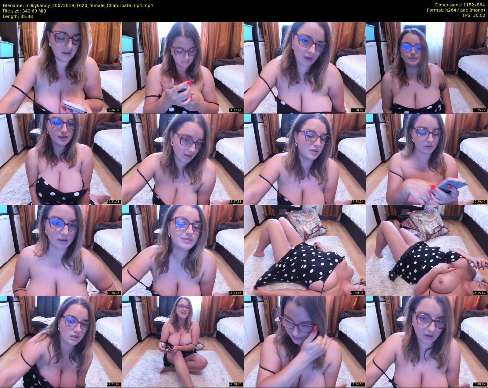 milkykandy — 36 minute Chaturbate female cam show recording, 720p, Jul 20, 2019