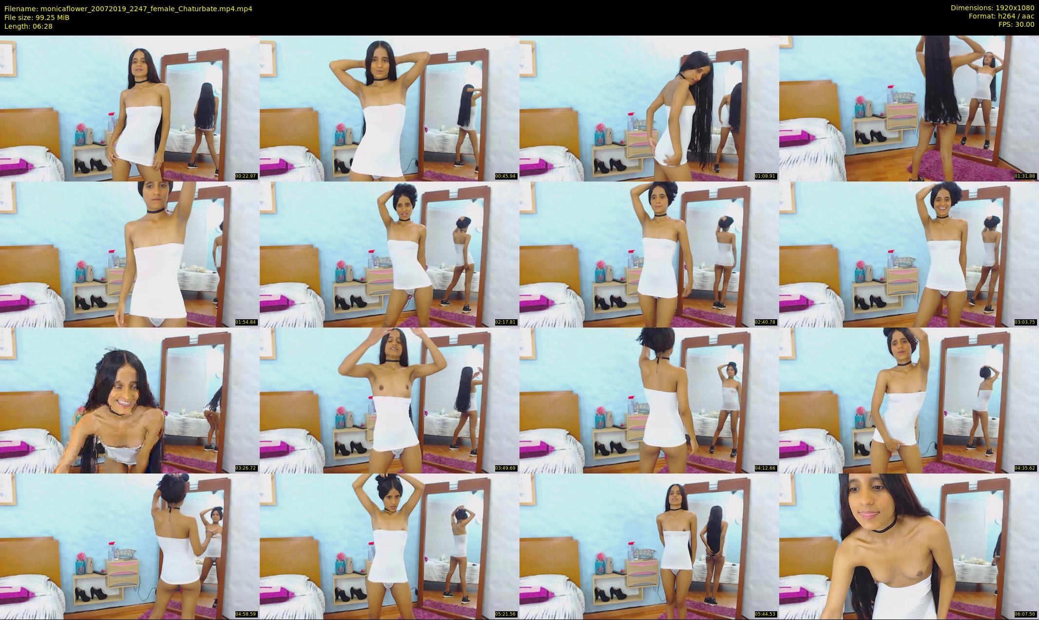 monicaflower — 7 minute Chaturbate female cam show recording, 1080p, Jul 20, 2019