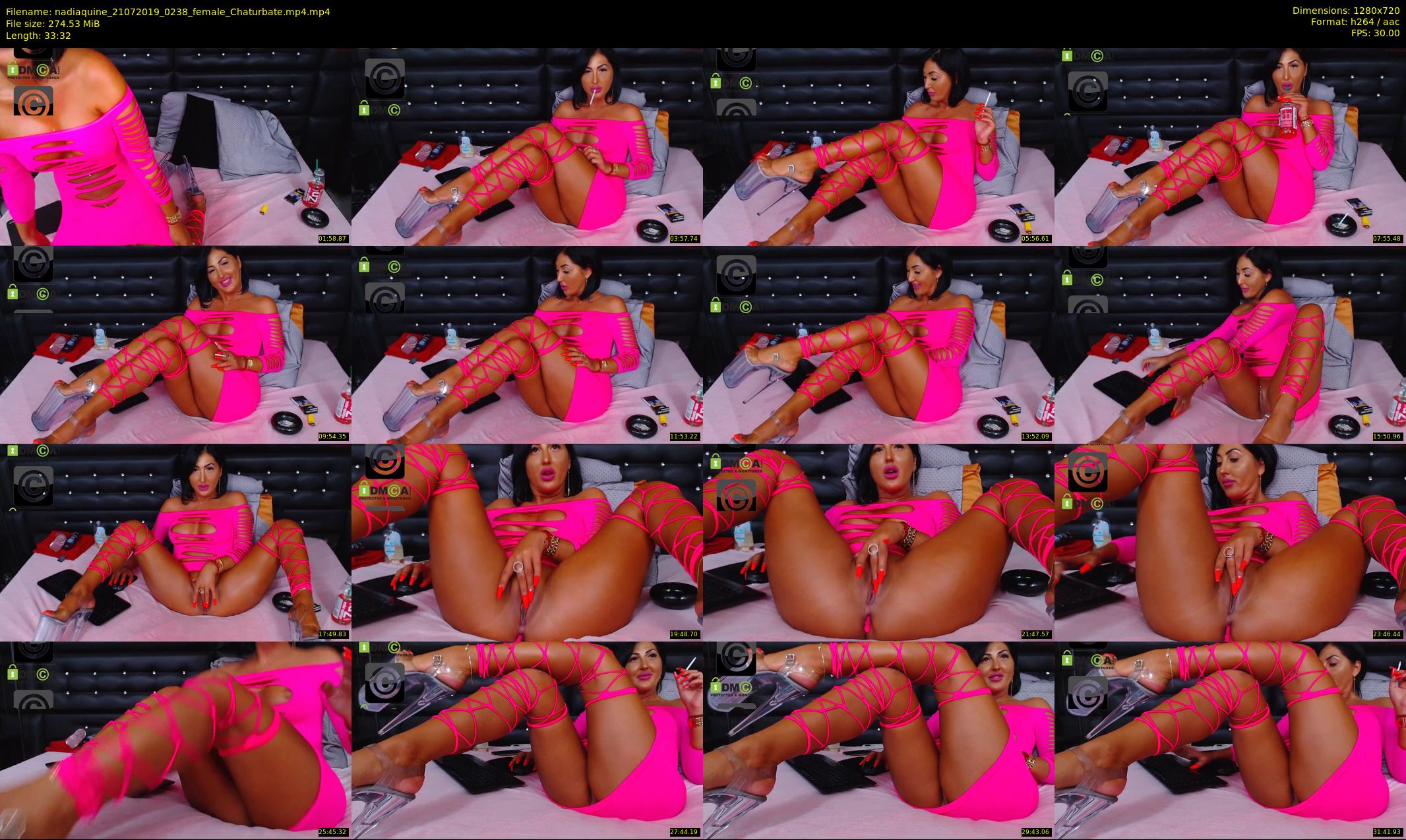 nadiaquine — 34 minute Chaturbate female cam show recording, 720p, Jul 21, 2019