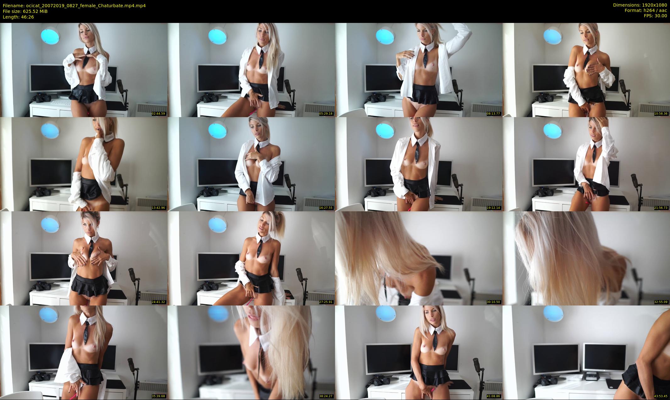 ocicat — 47 minute Chaturbate female cam show recording, 1080p, Jul 20, 2019
