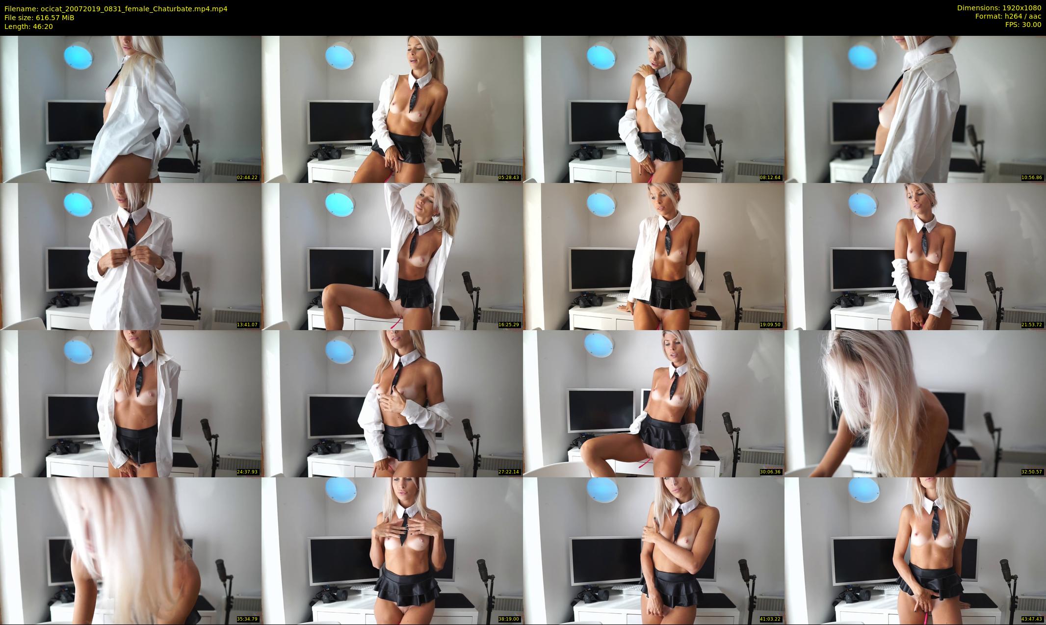ocicat — 47 minute Chaturbate female cam show recording, 1080p, Jul 20, 2019