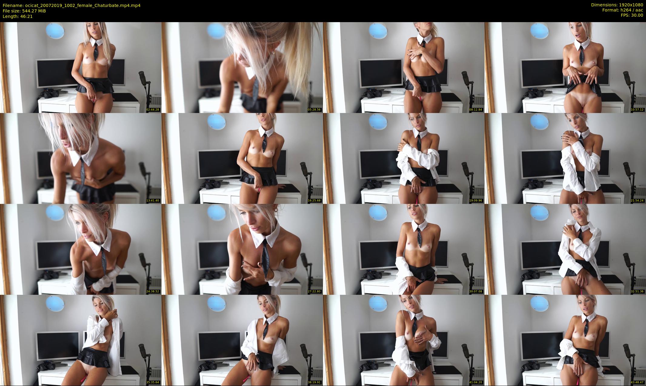 ocicat — 47 minute Chaturbate female cam show recording, 1080p, Jul 20, 2019