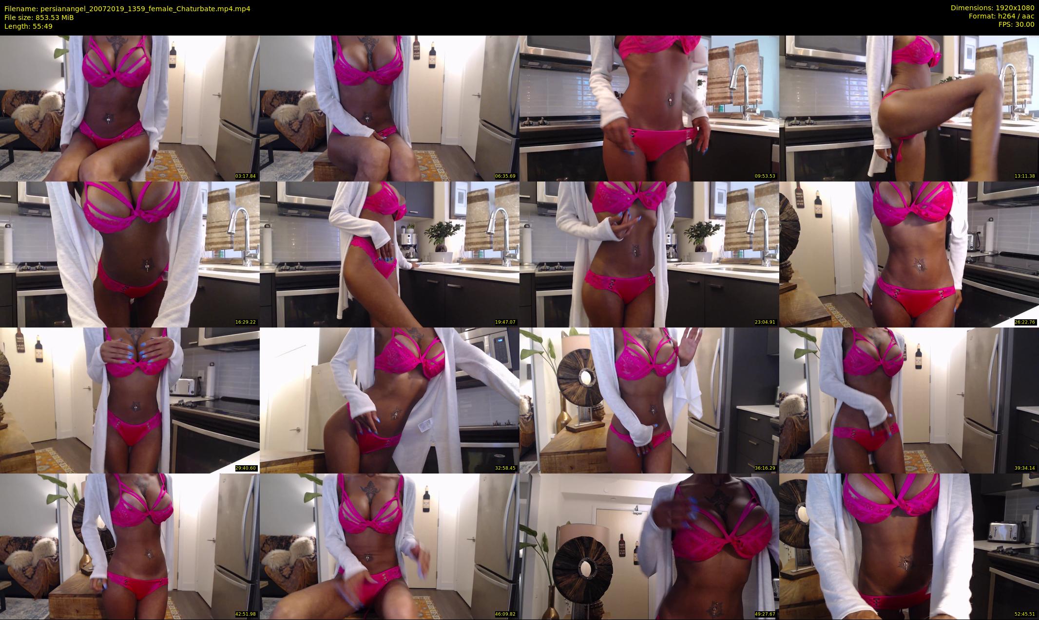 persianangel — 56 minute Chaturbate female cam show recording, 1080p, Jul 20, 2019